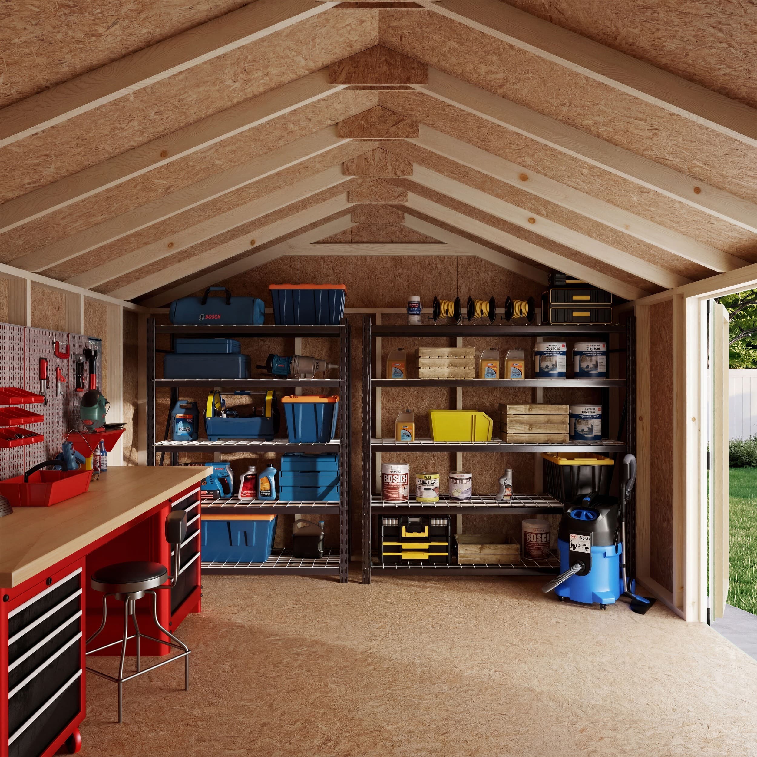 Value Gable Shed with Side Entry