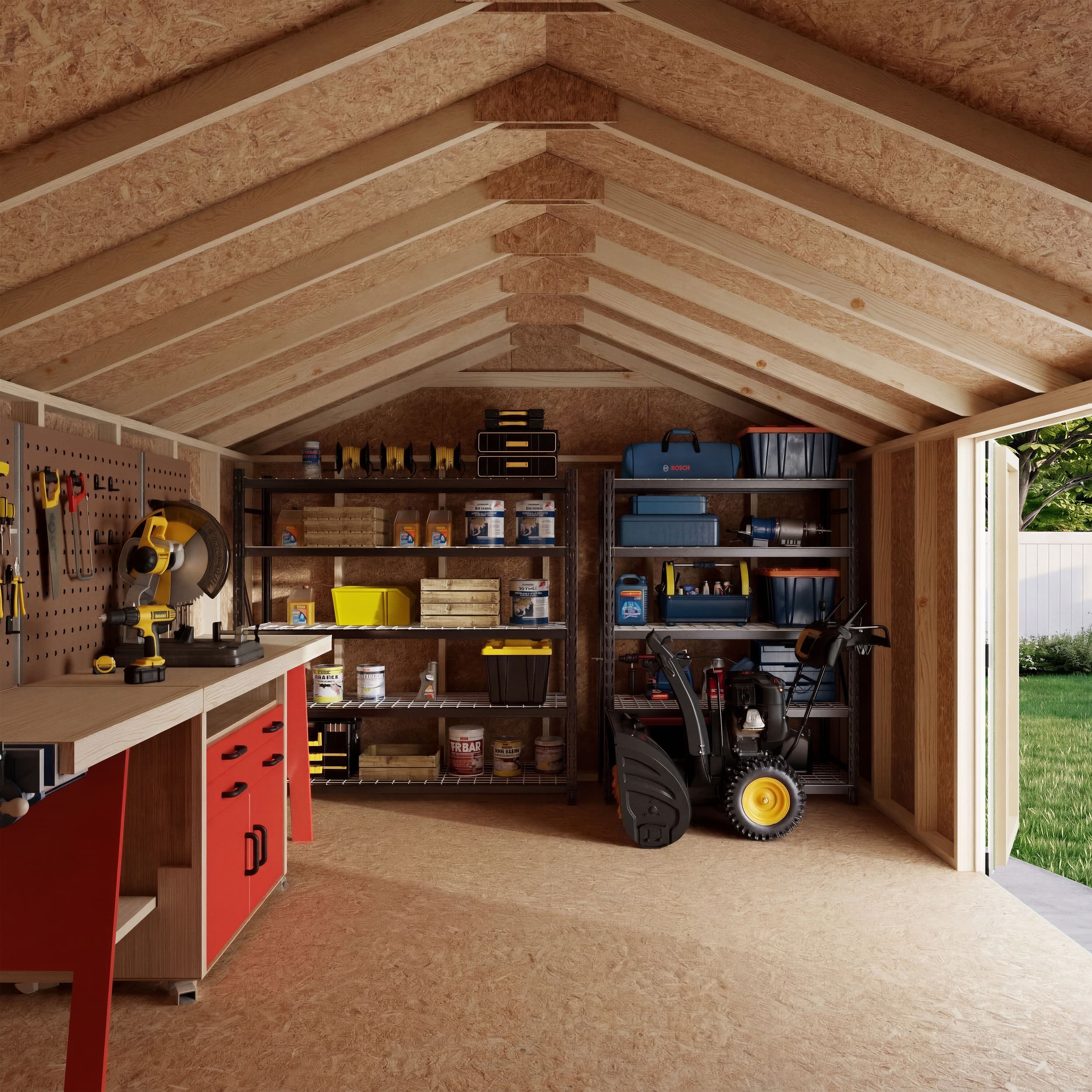 Value Gable Shed with Side Entry