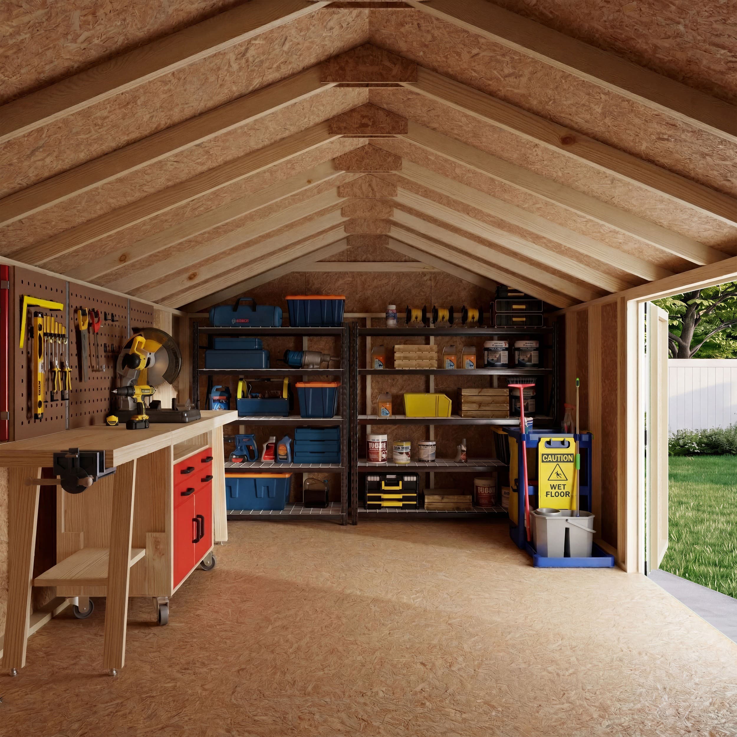 Value Gable Shed with Side Entry