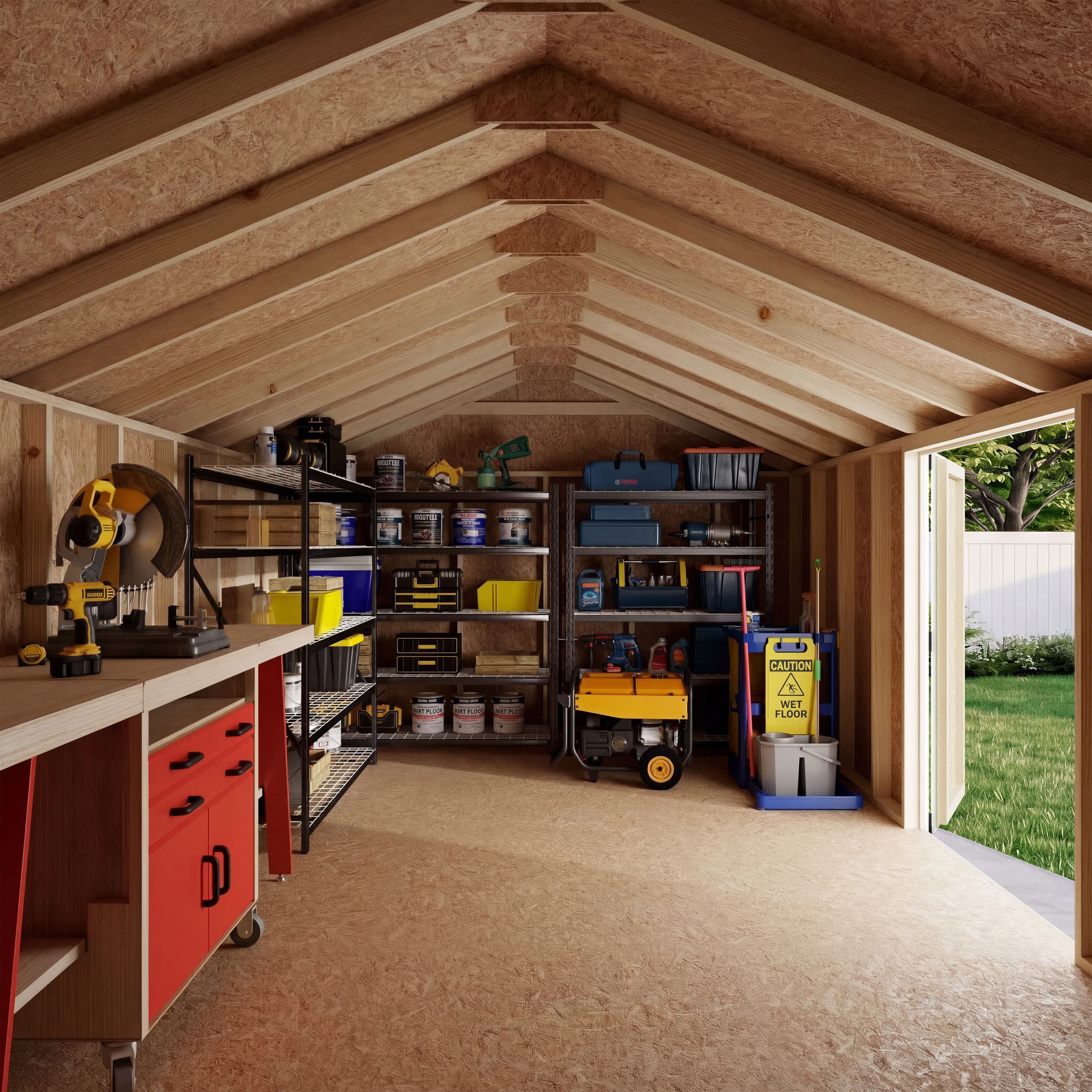 Value Gable Shed with Side Entry