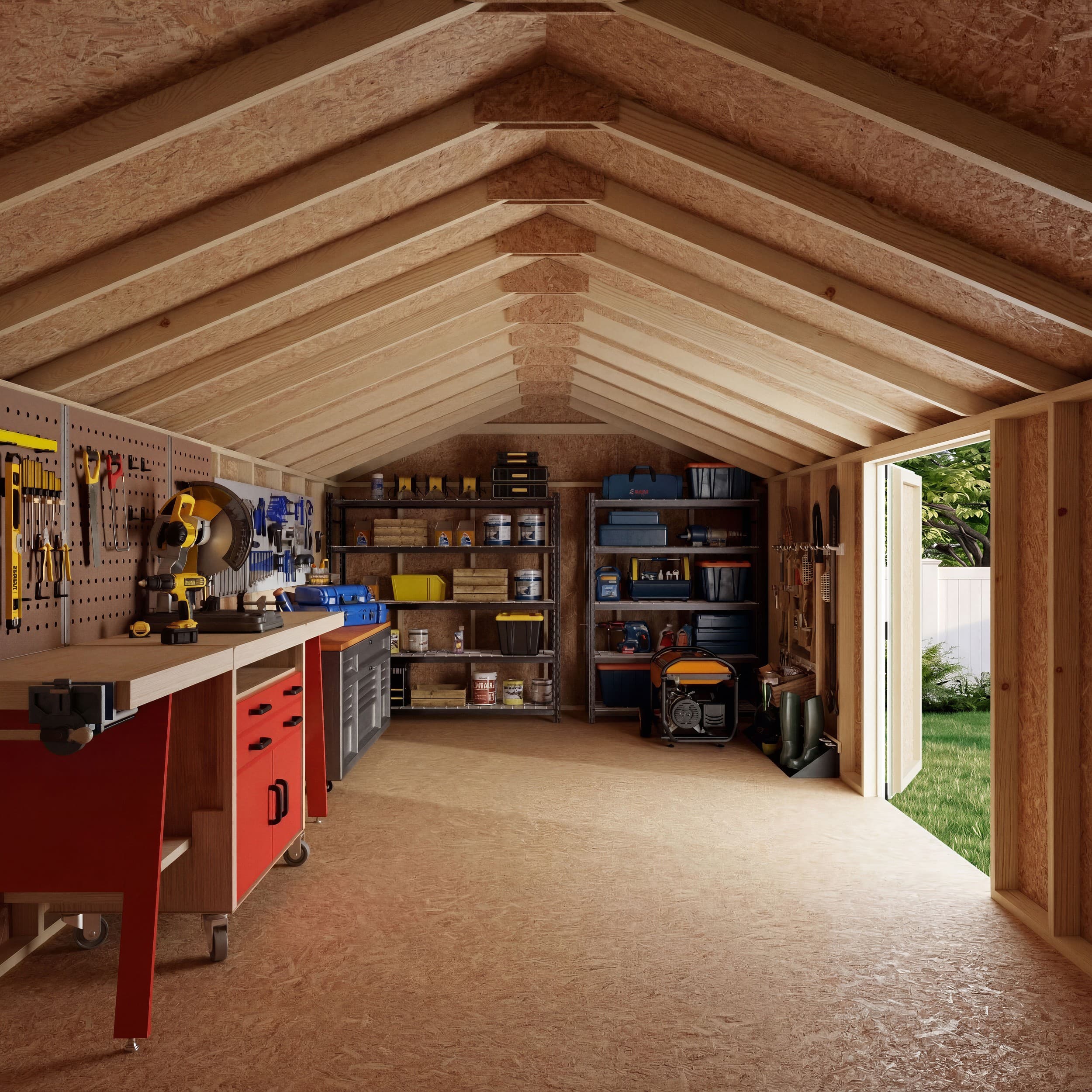 Value Gable Shed with Side Entry