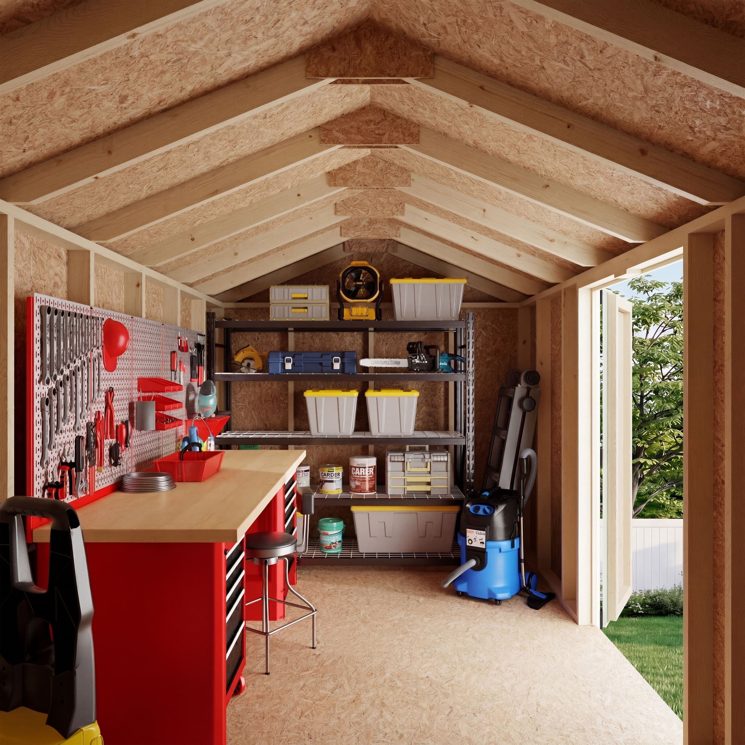 Value Gable Shed with Side Entry