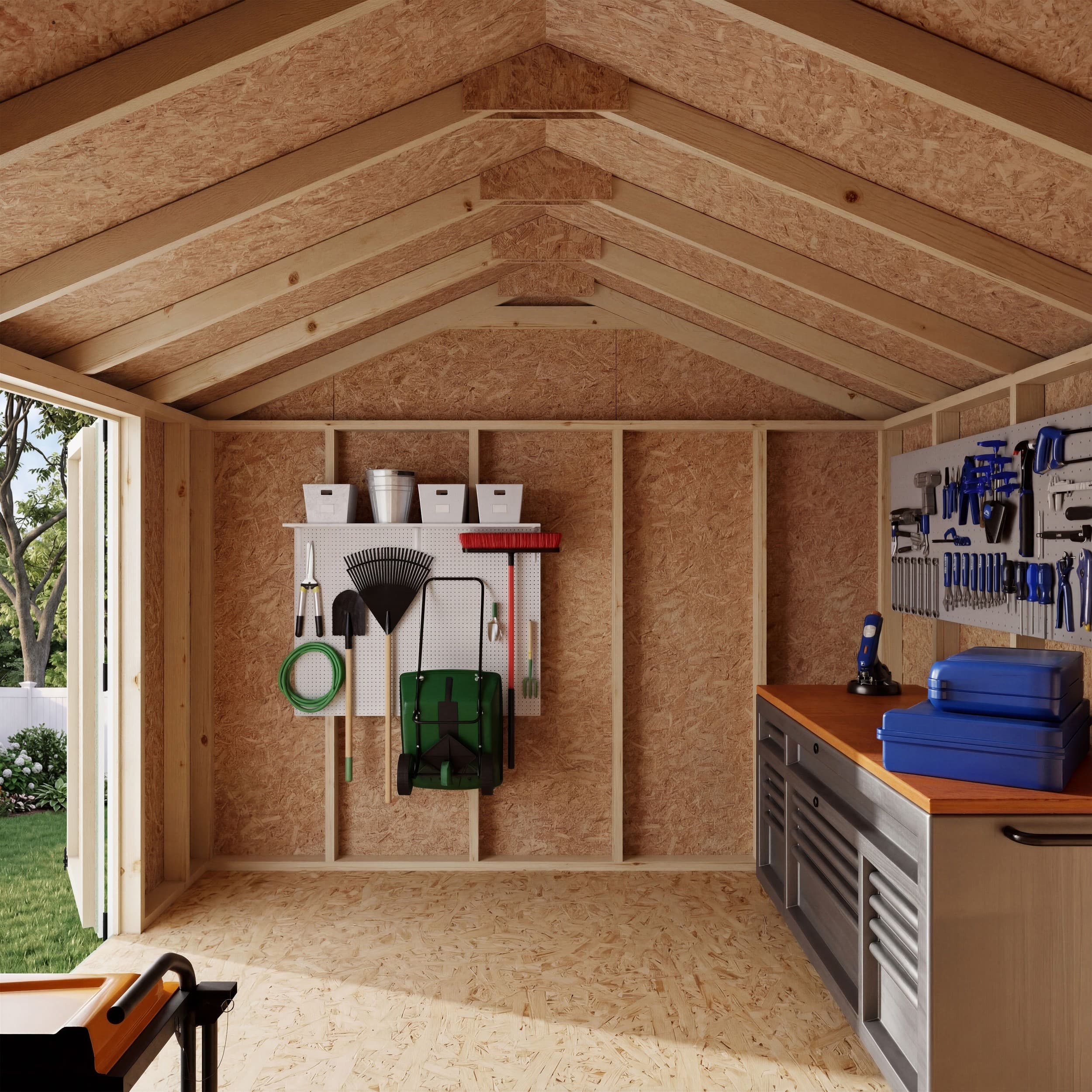 Value Gable Shed with Side Entry