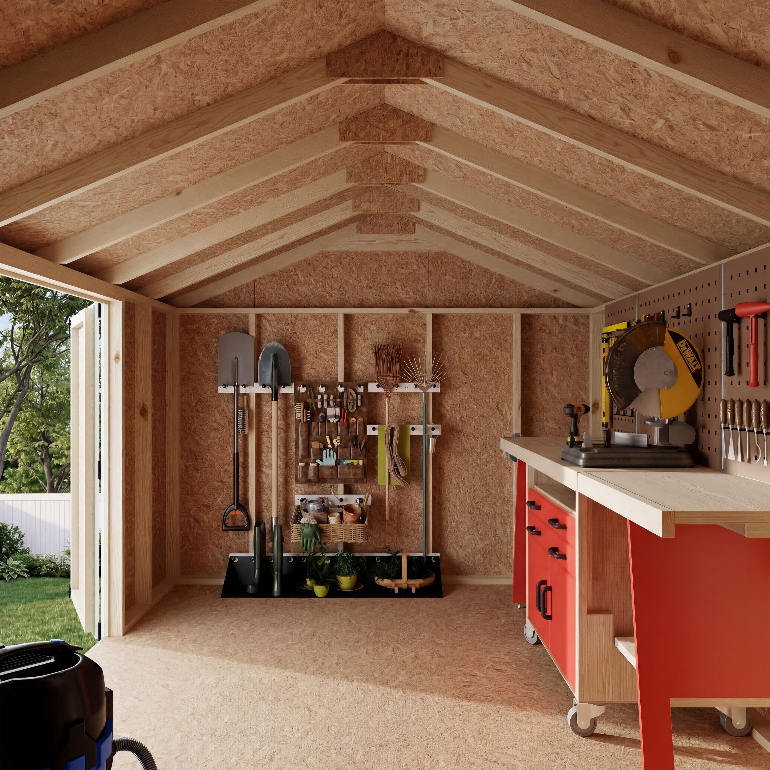 Value Gable Shed with Side Entry