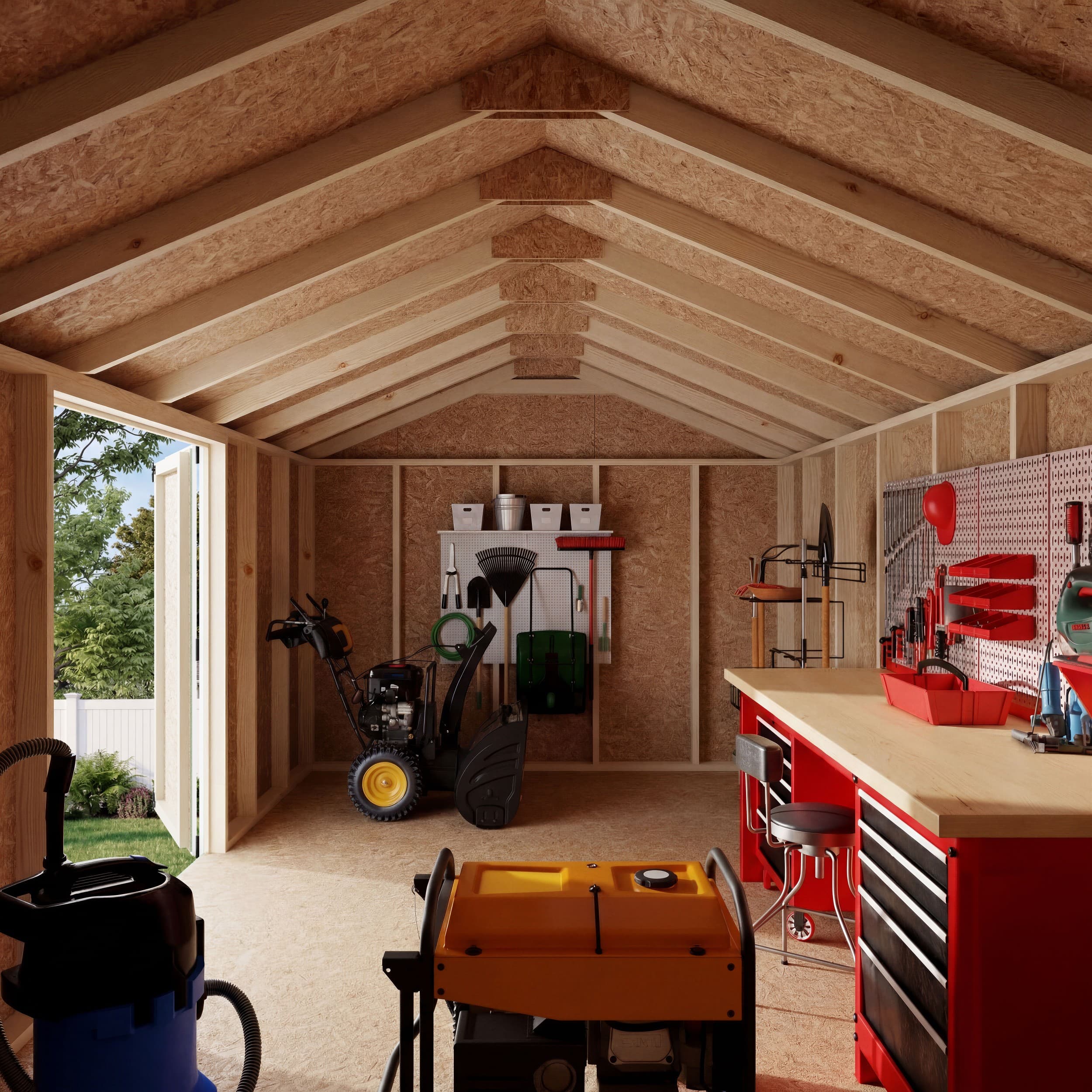 Value Gable Shed with Side Entry
