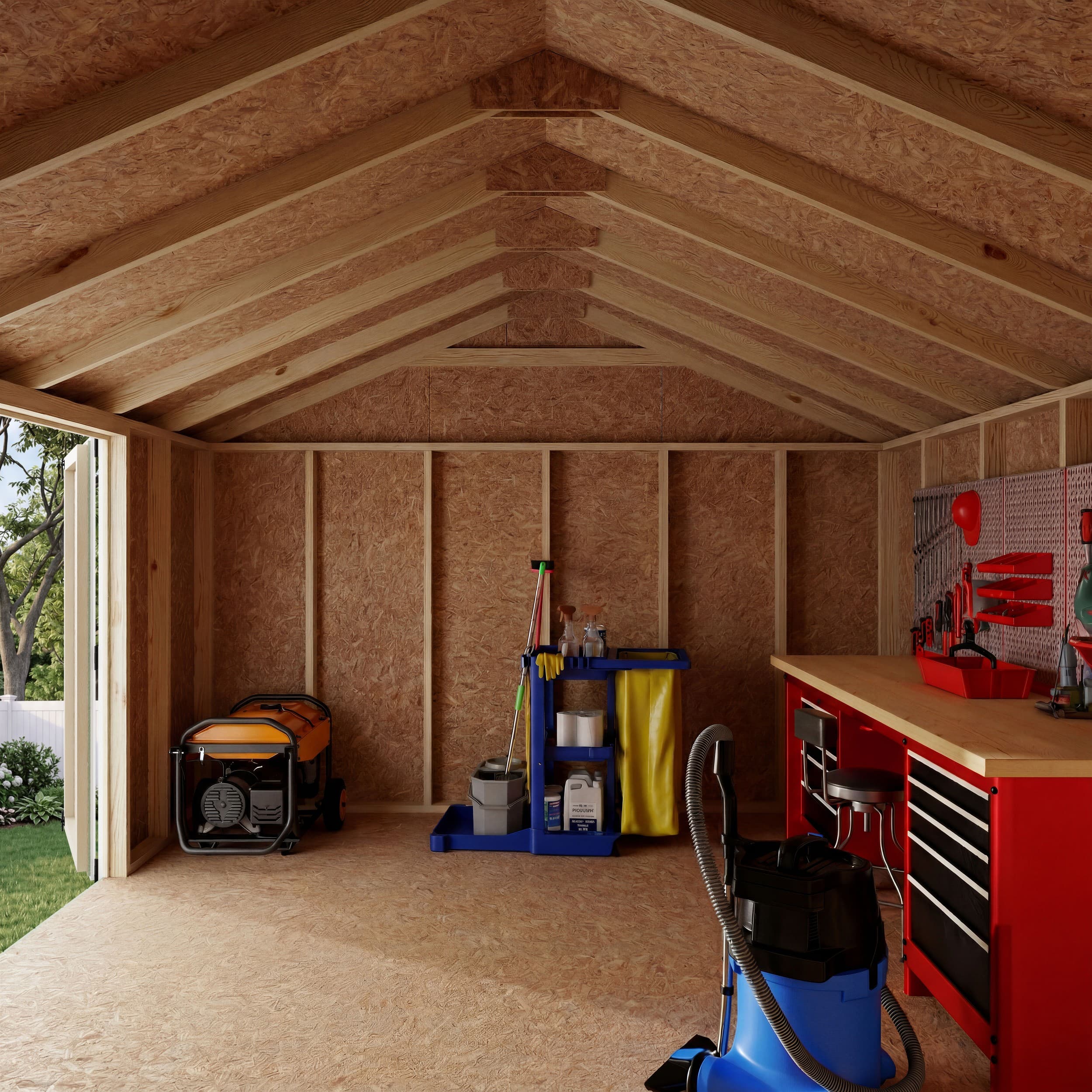 Value Gable Shed with Side Entry