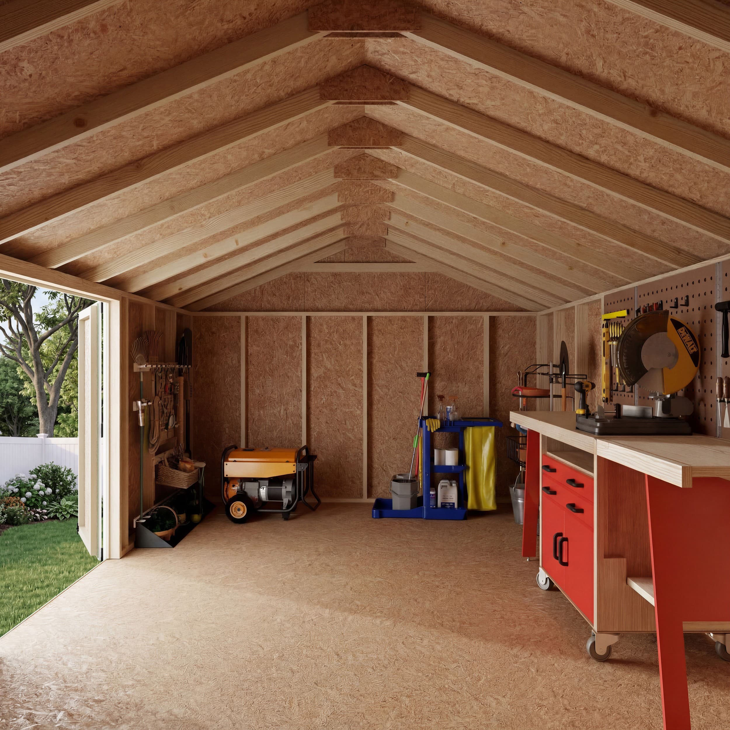 Value Gable Shed with Side Entry