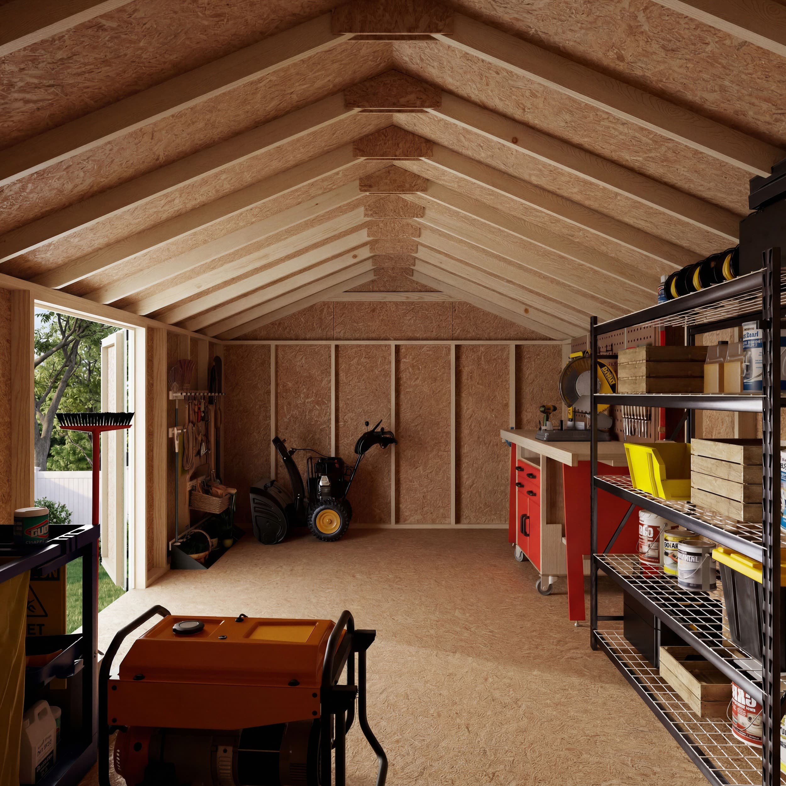 Value Gable Shed with Side Entry
