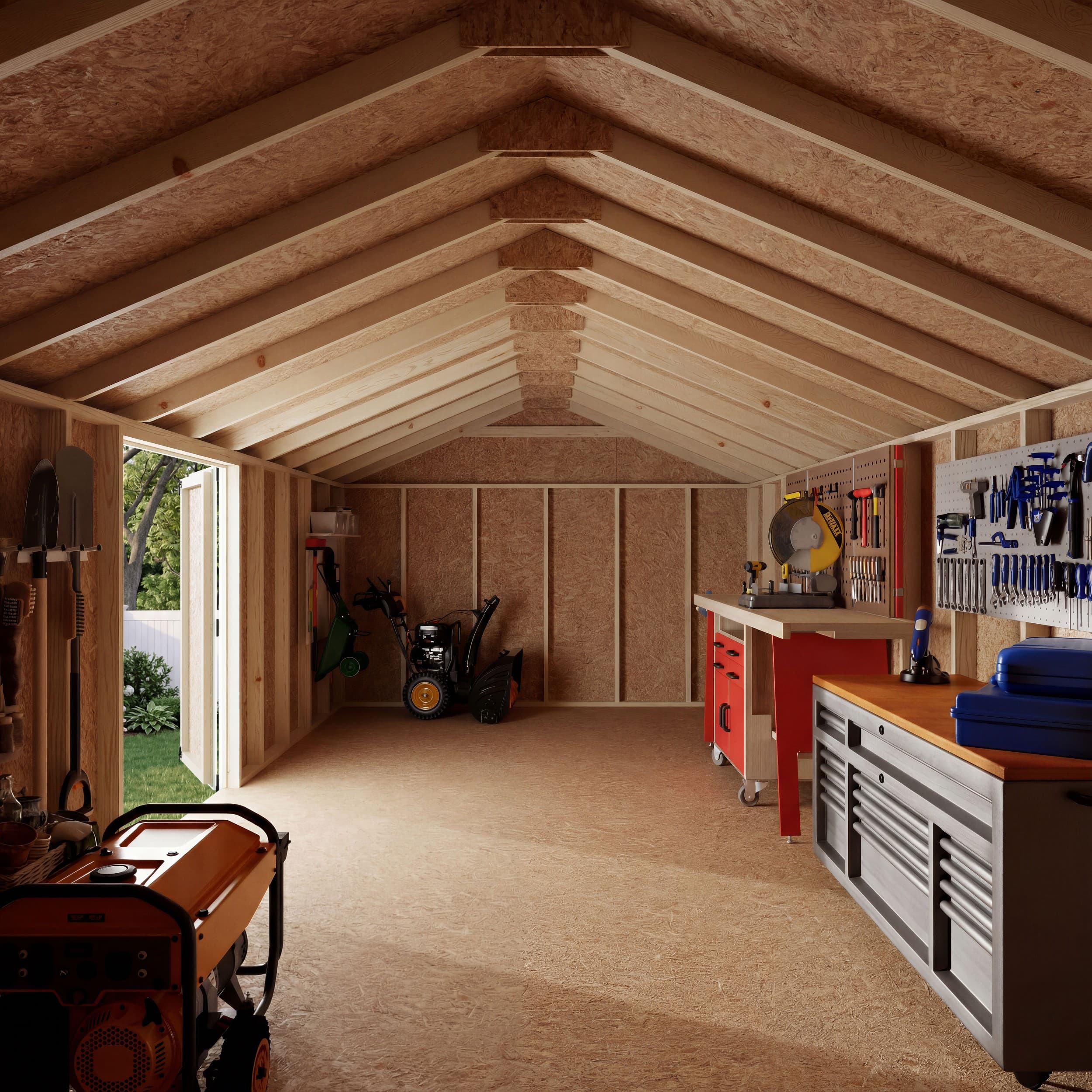 Value Gable Shed with Side Entry