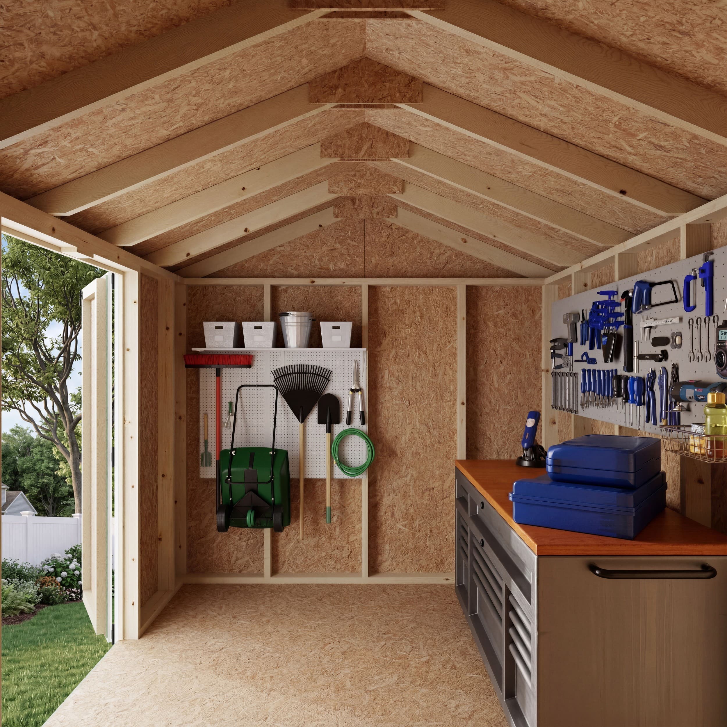 Value Gable Shed with Side Entry