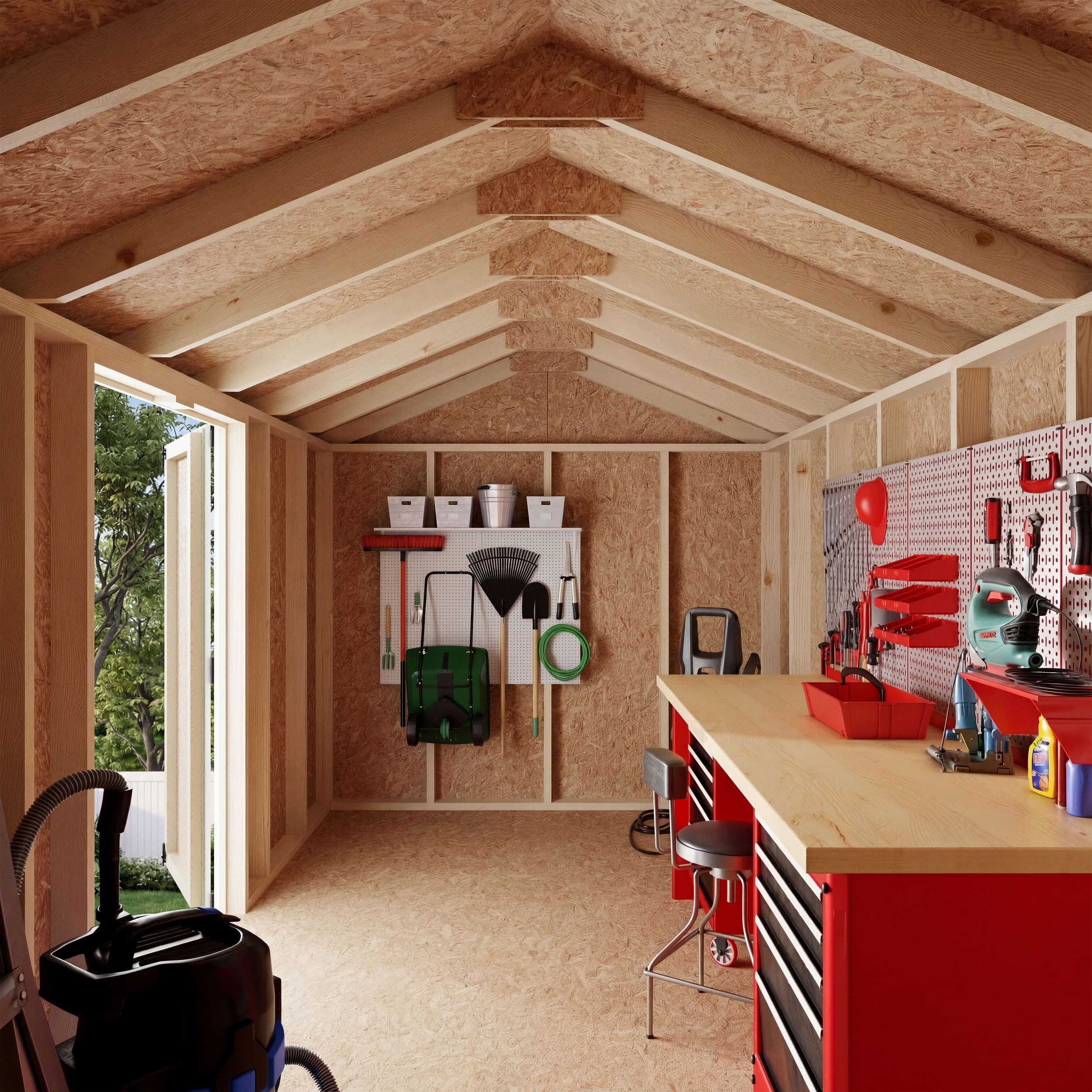 Value Gable Shed with Side Entry