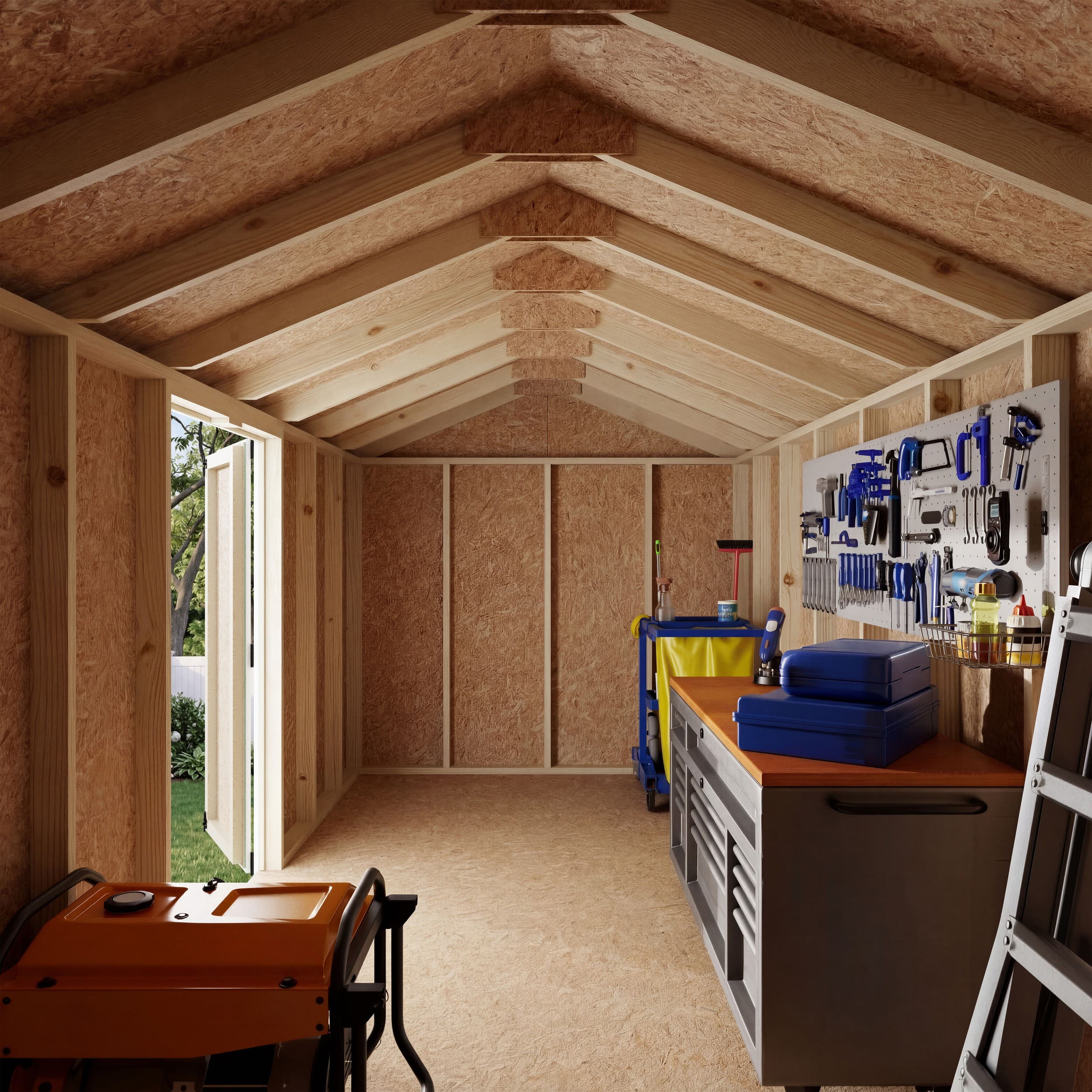 Value Gable Shed with Side Entry