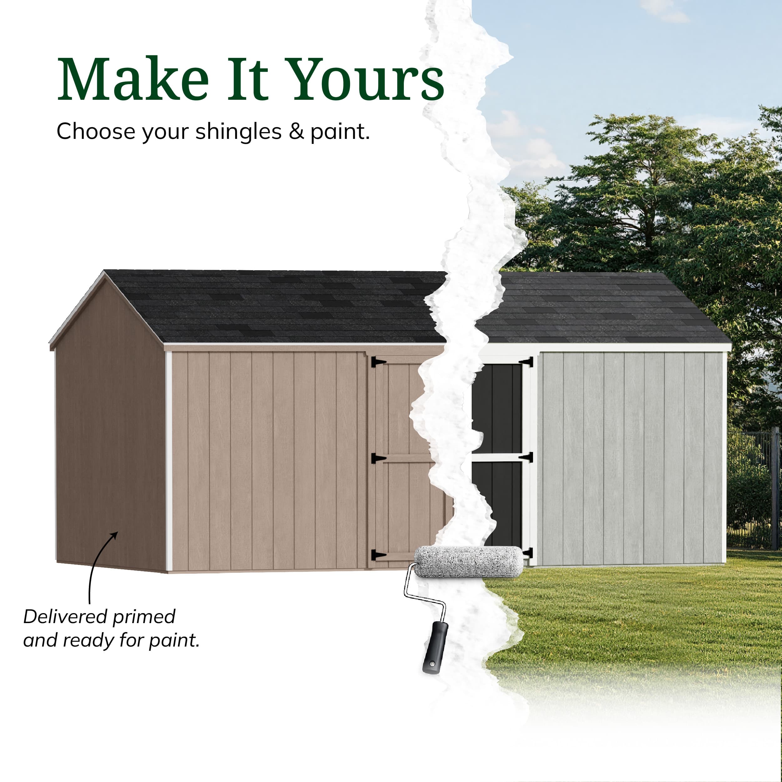 Value Gable Shed with Side Entry