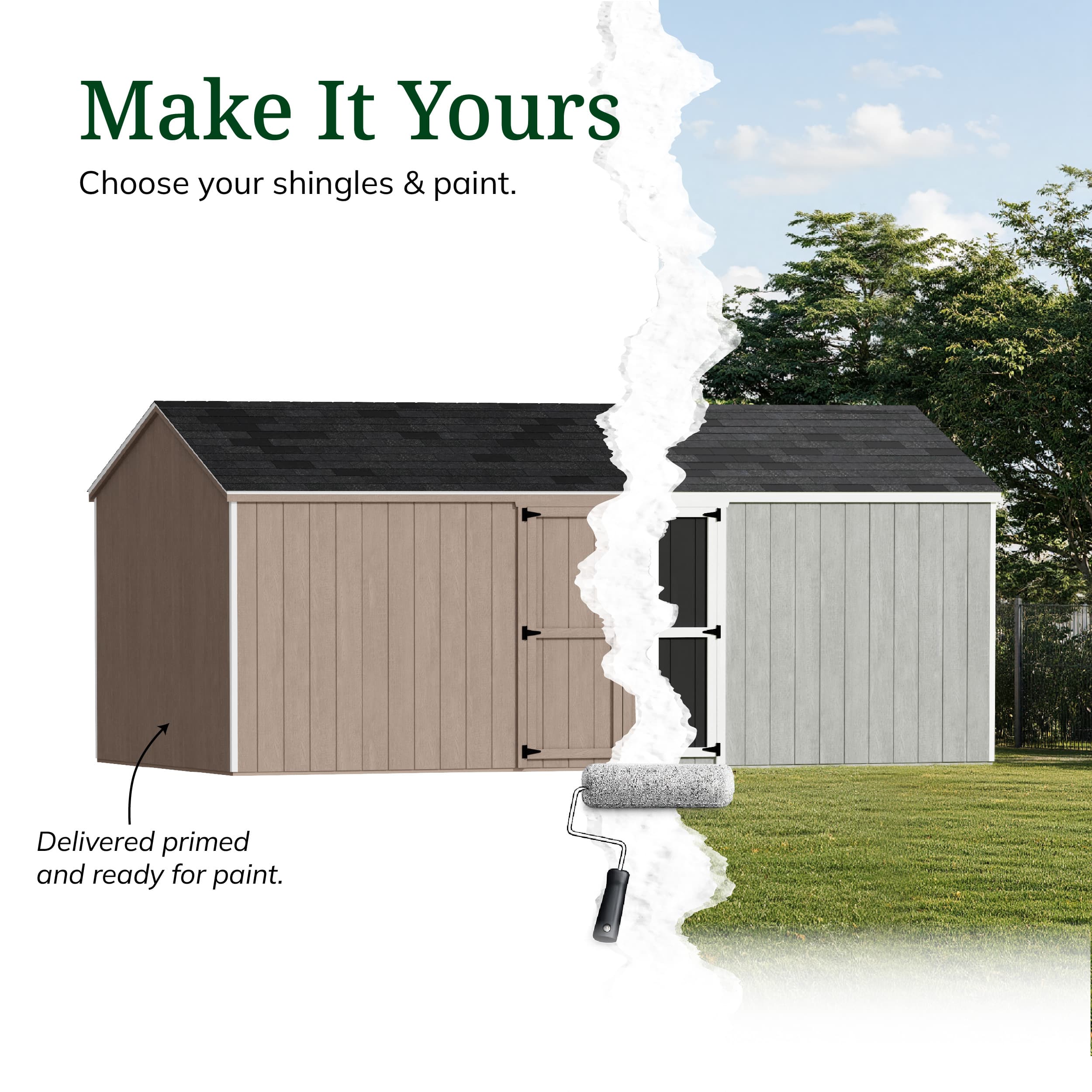 Value Gable Shed with Side Entry