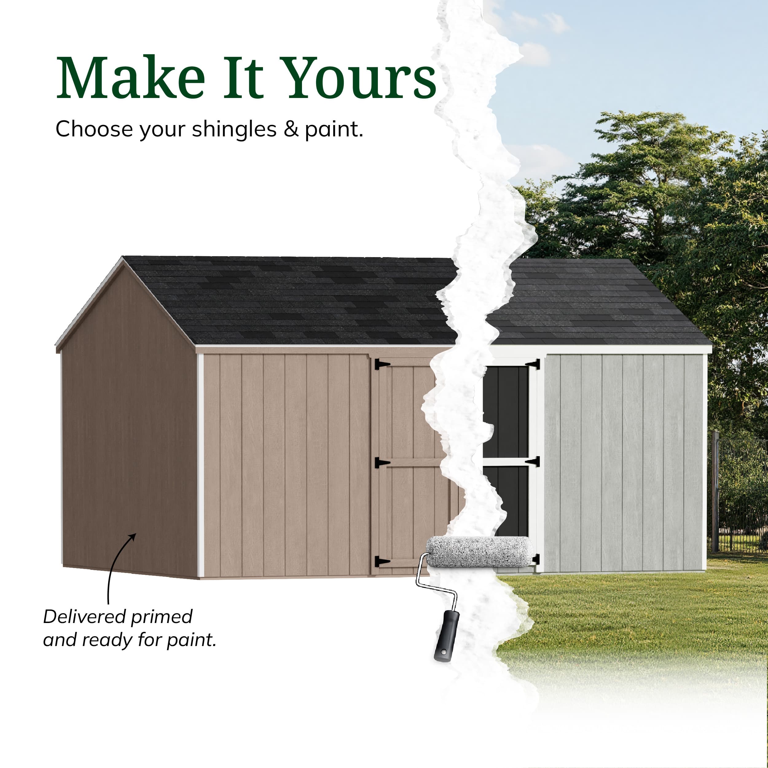 Value Gable Shed with Side Entry