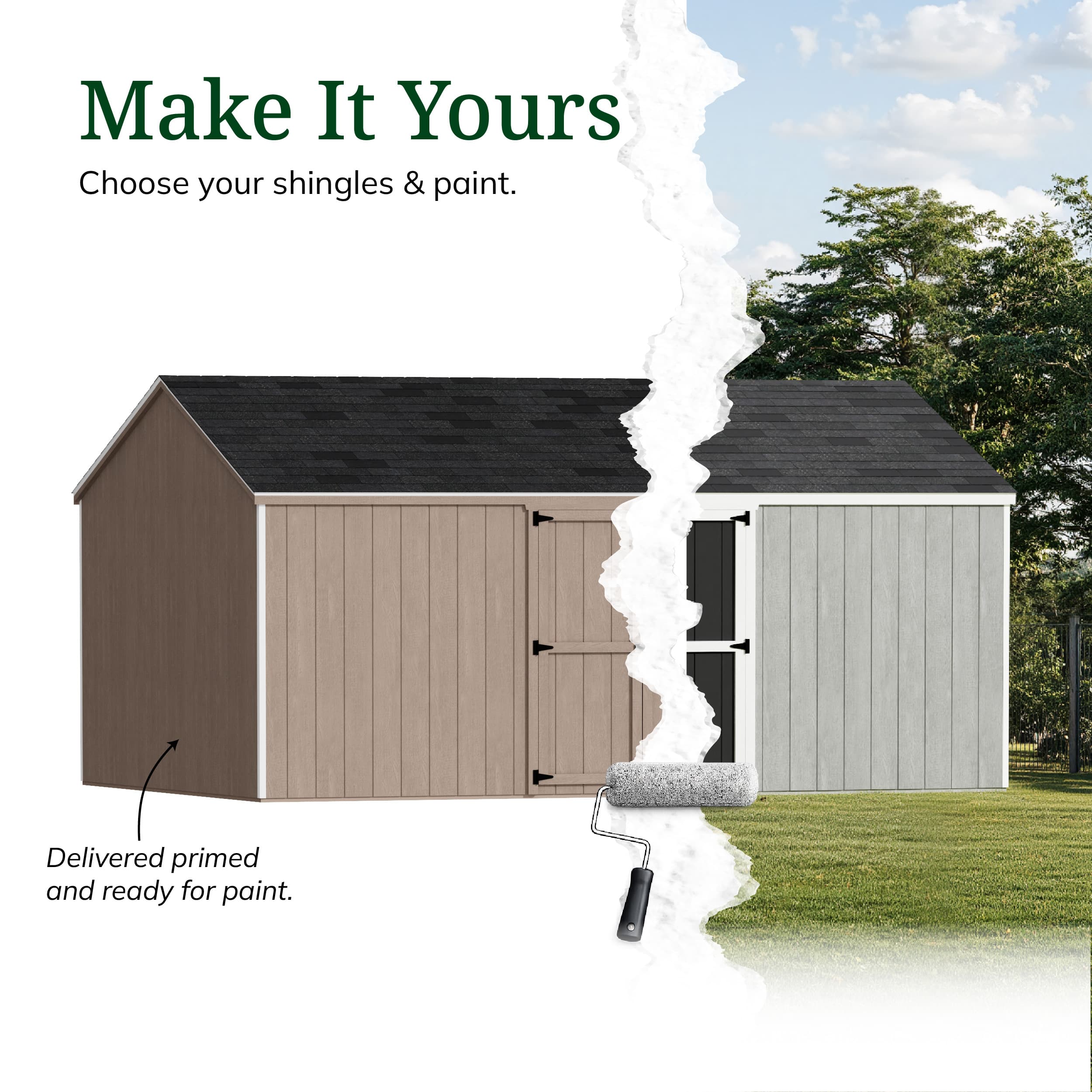 Value Gable Shed with Side Entry
