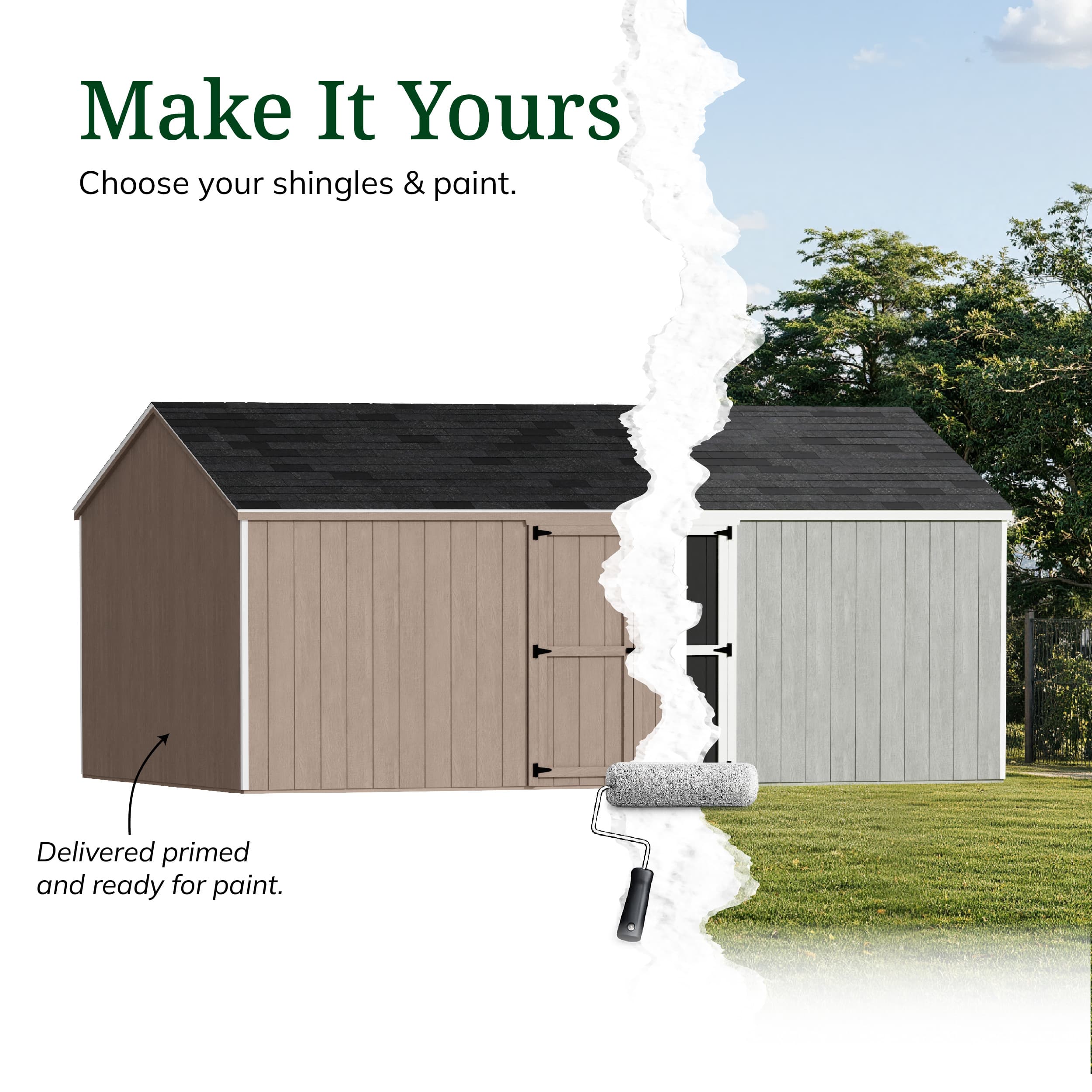 Value Gable Shed with Side Entry