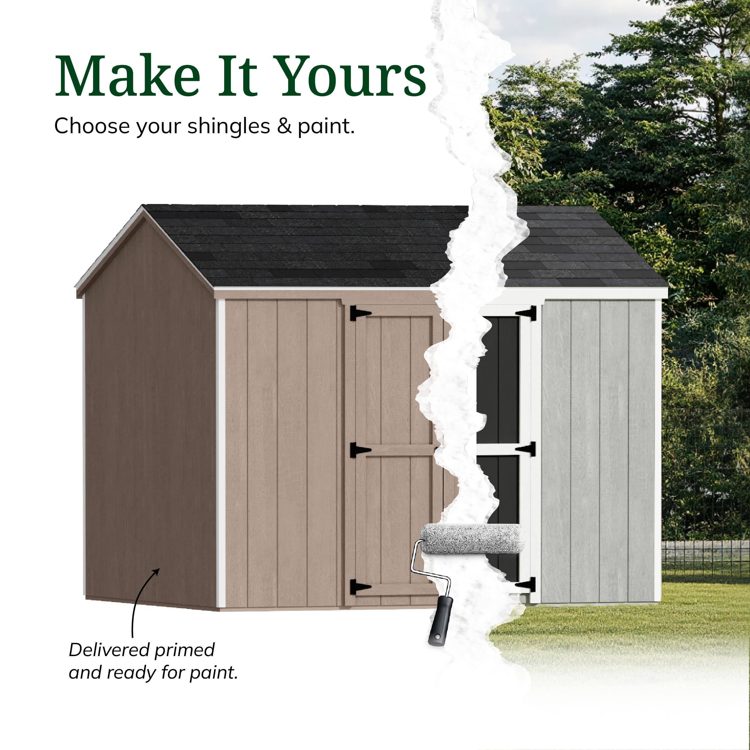 Value Gable Shed with Side Entry