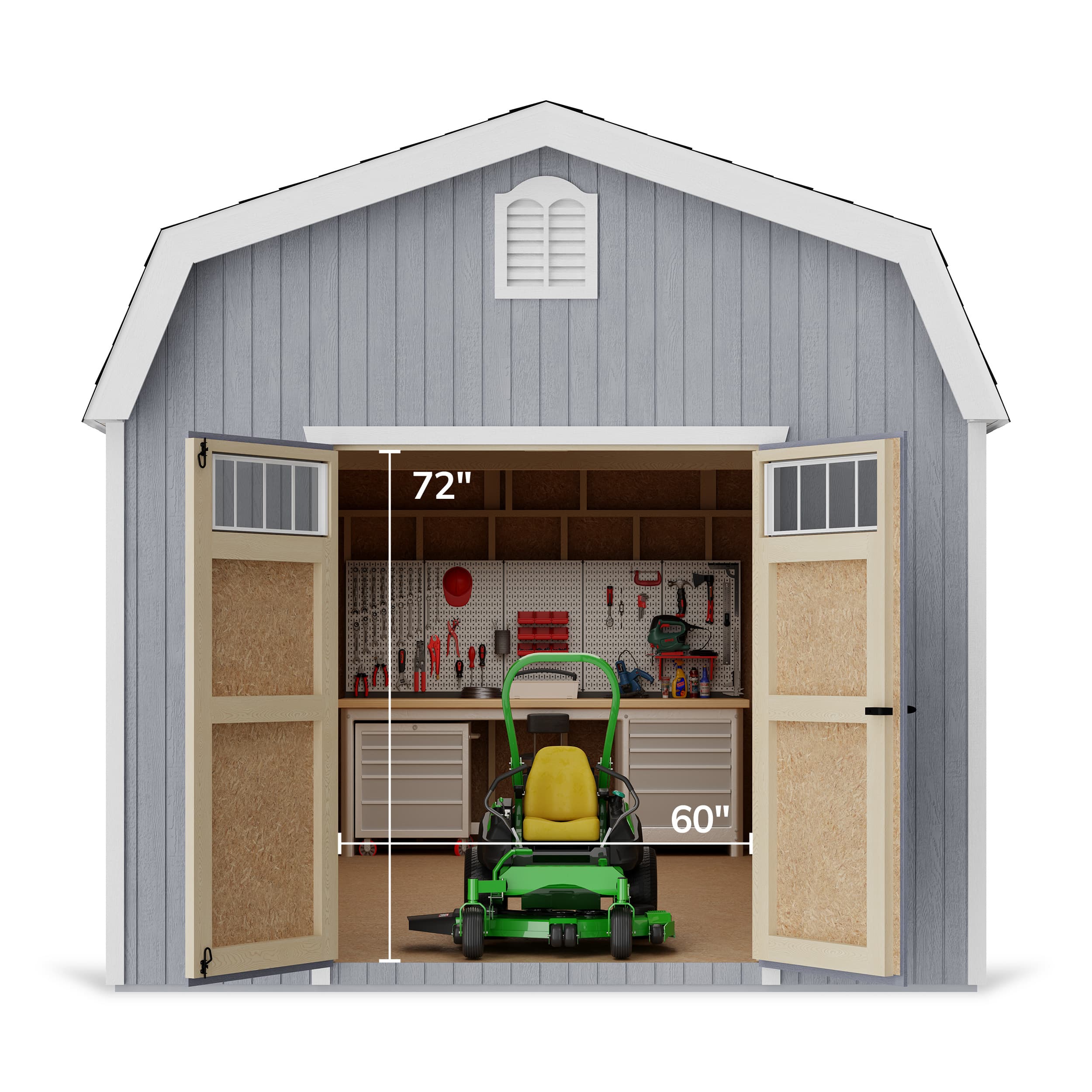 Colonial Woodbury Barn Shed