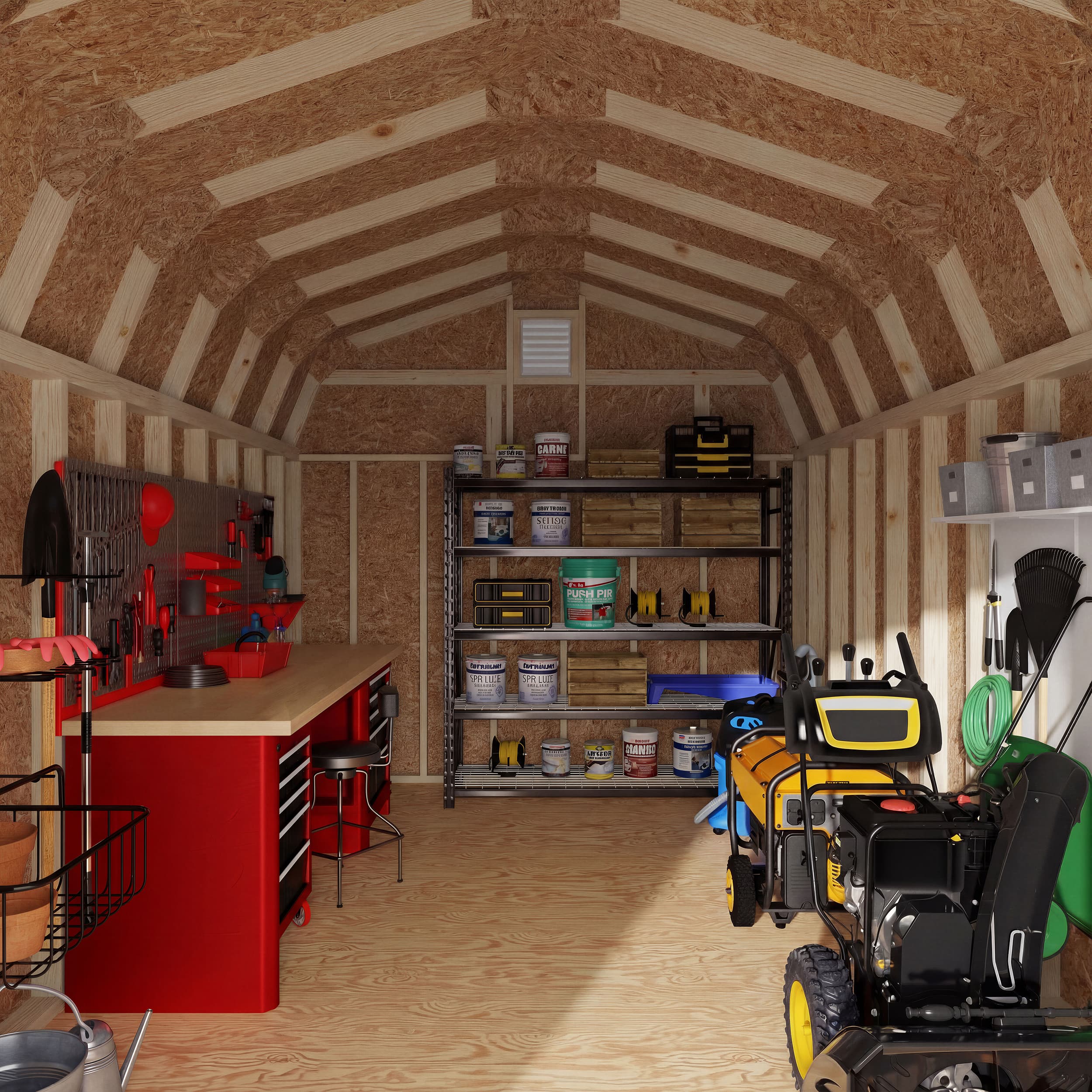 Colonial Woodbury Barn Shed