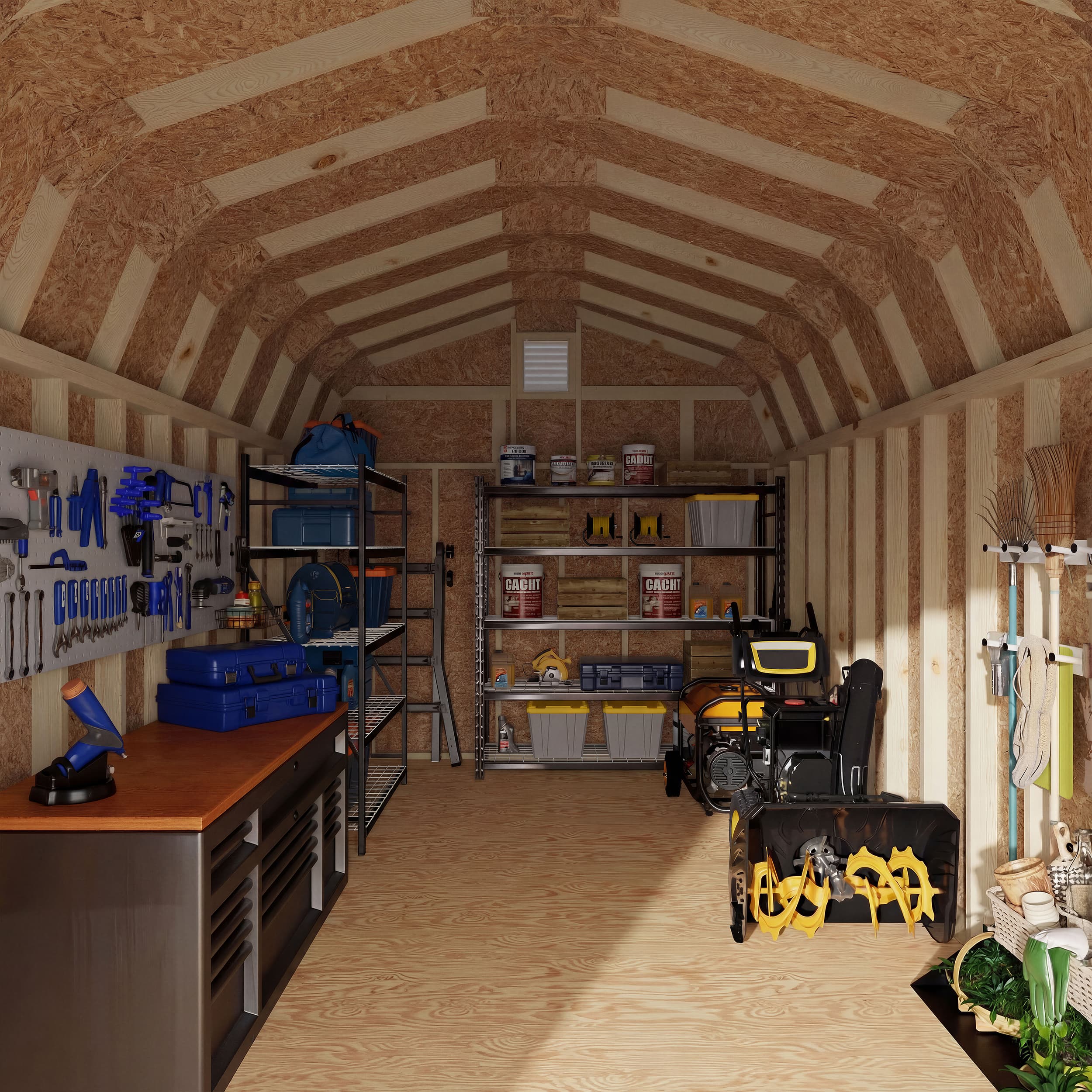 Colonial Woodbury Barn Shed