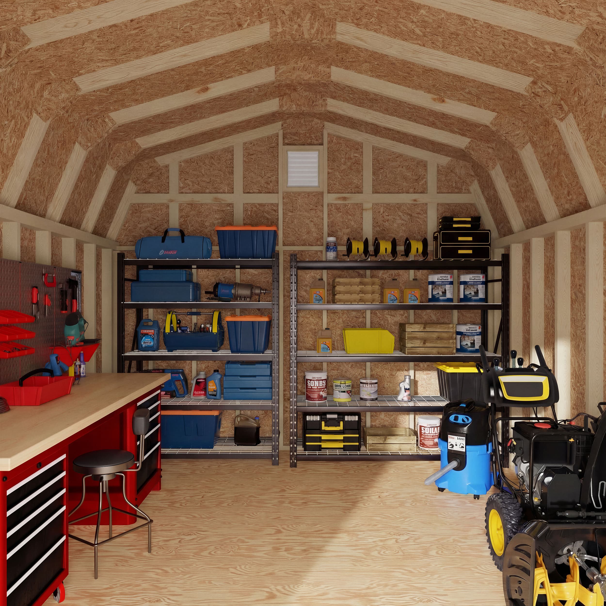 Colonial Woodbury Barn Shed