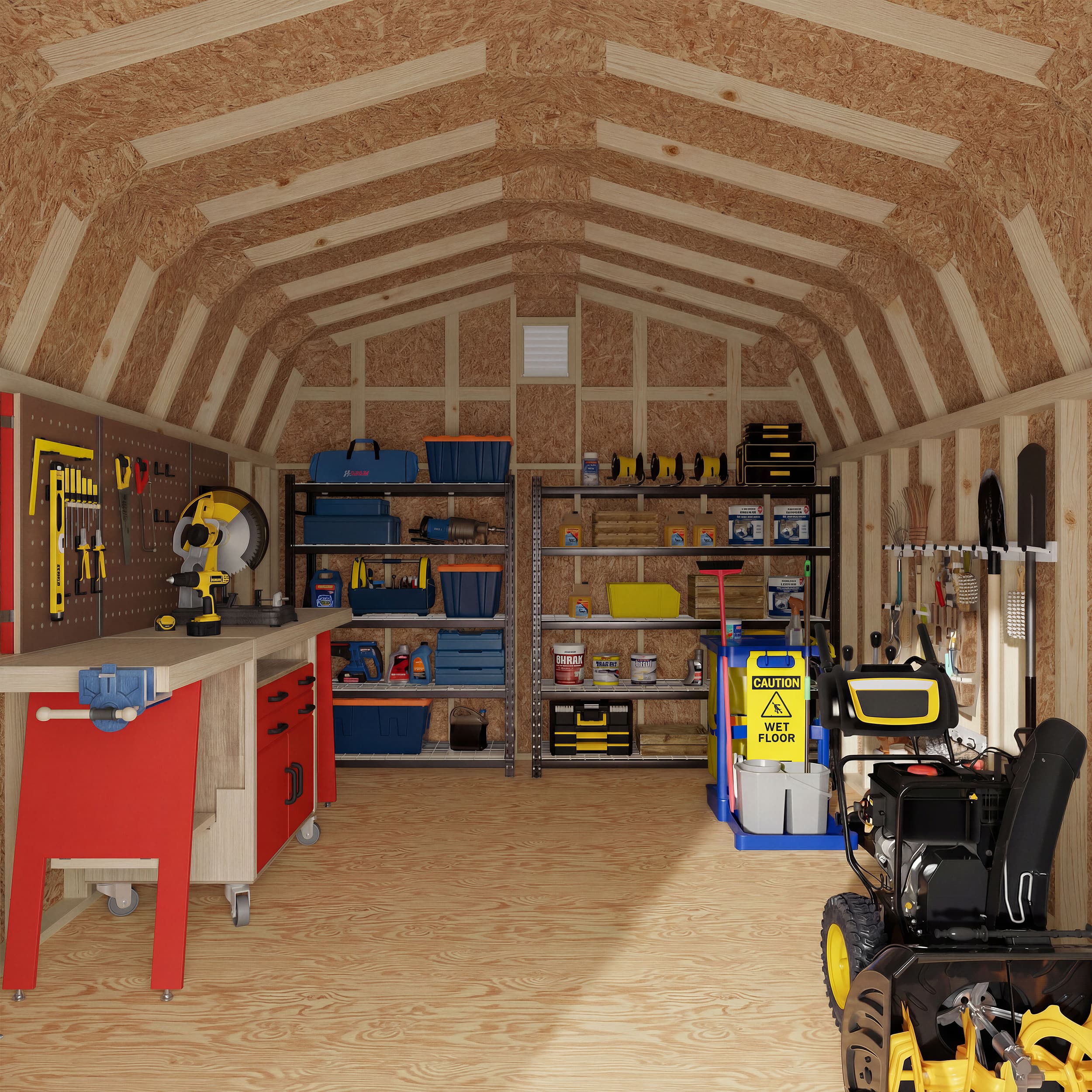 Colonial Woodbury Barn Shed