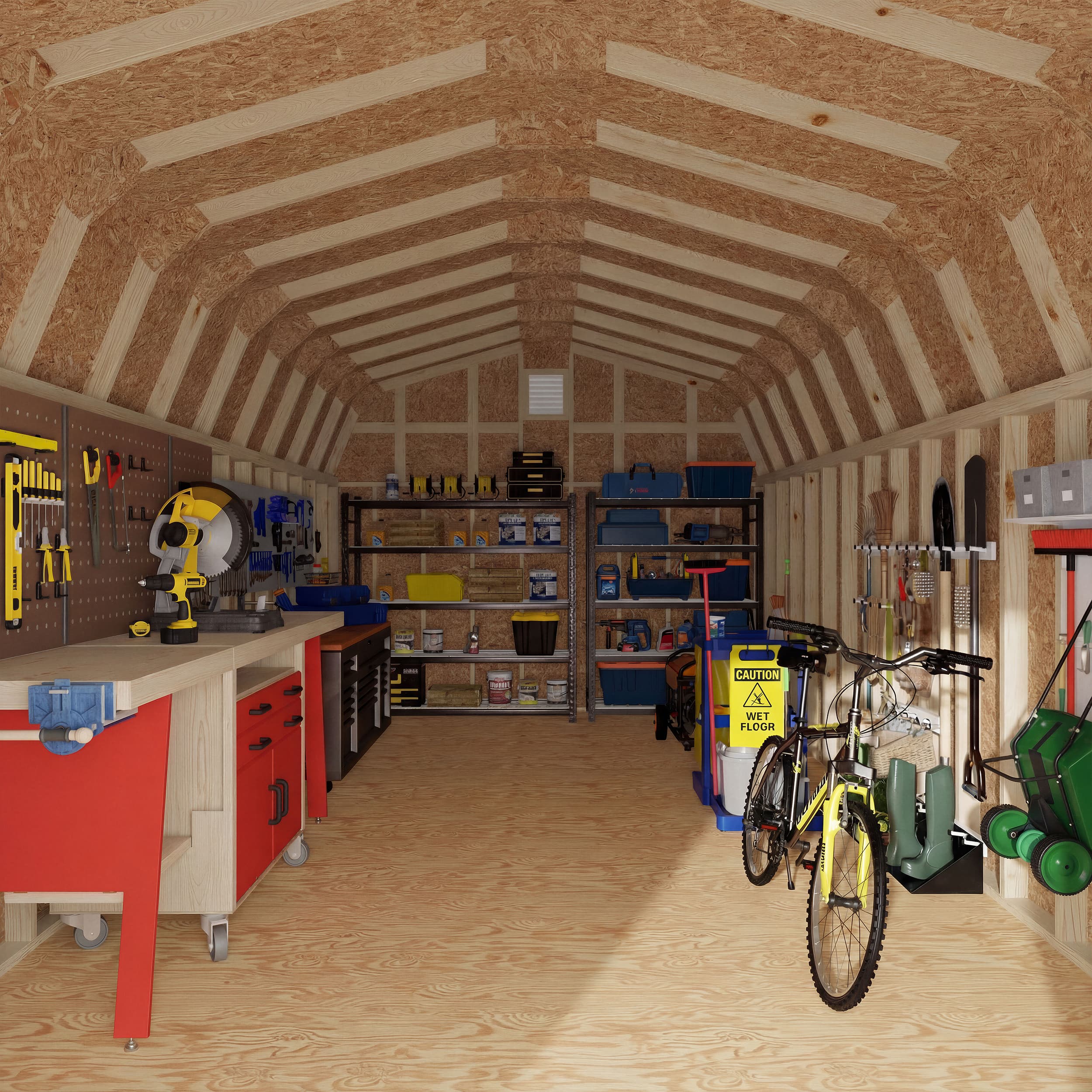 Colonial Woodbury Barn Shed