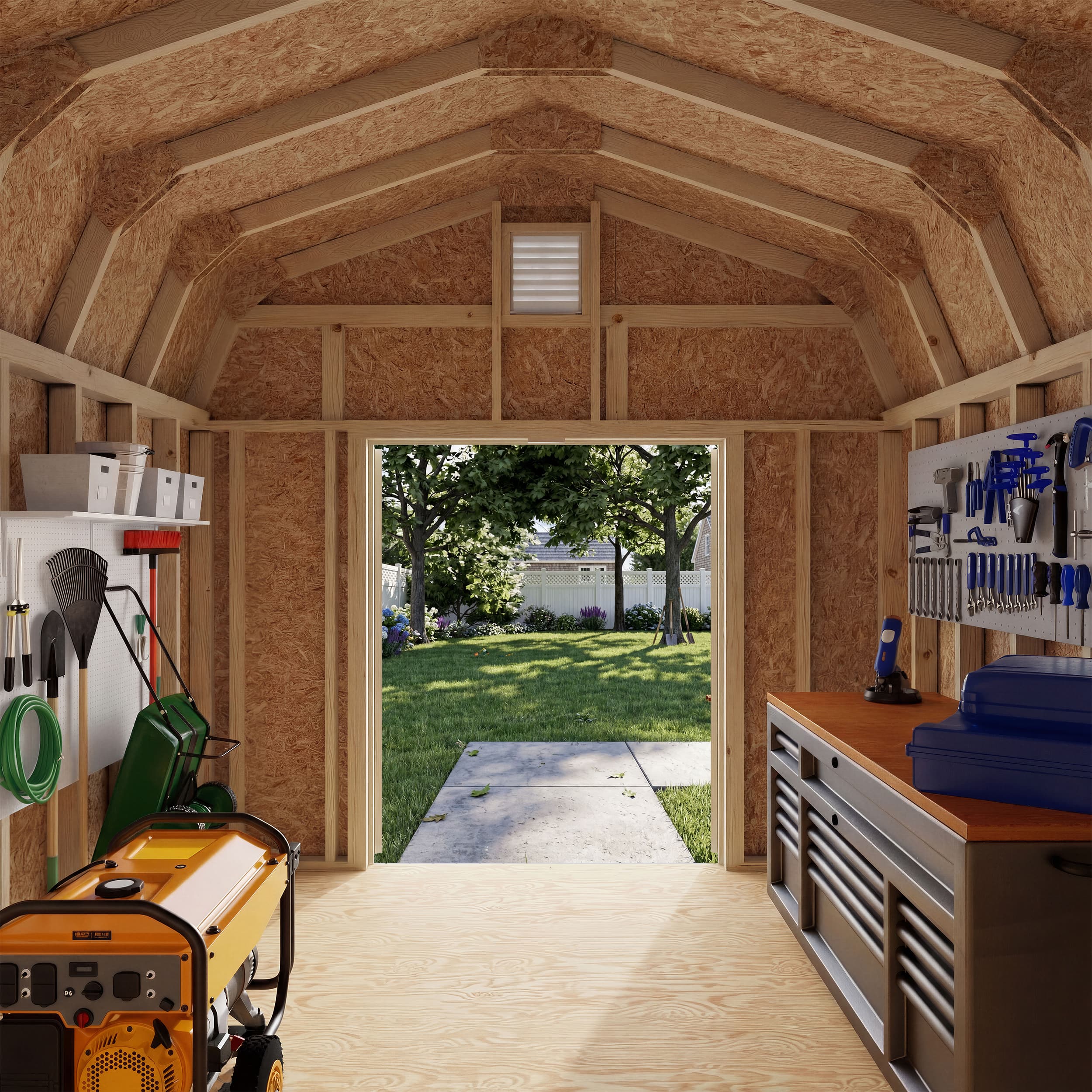 Colonial Woodbury Barn Shed