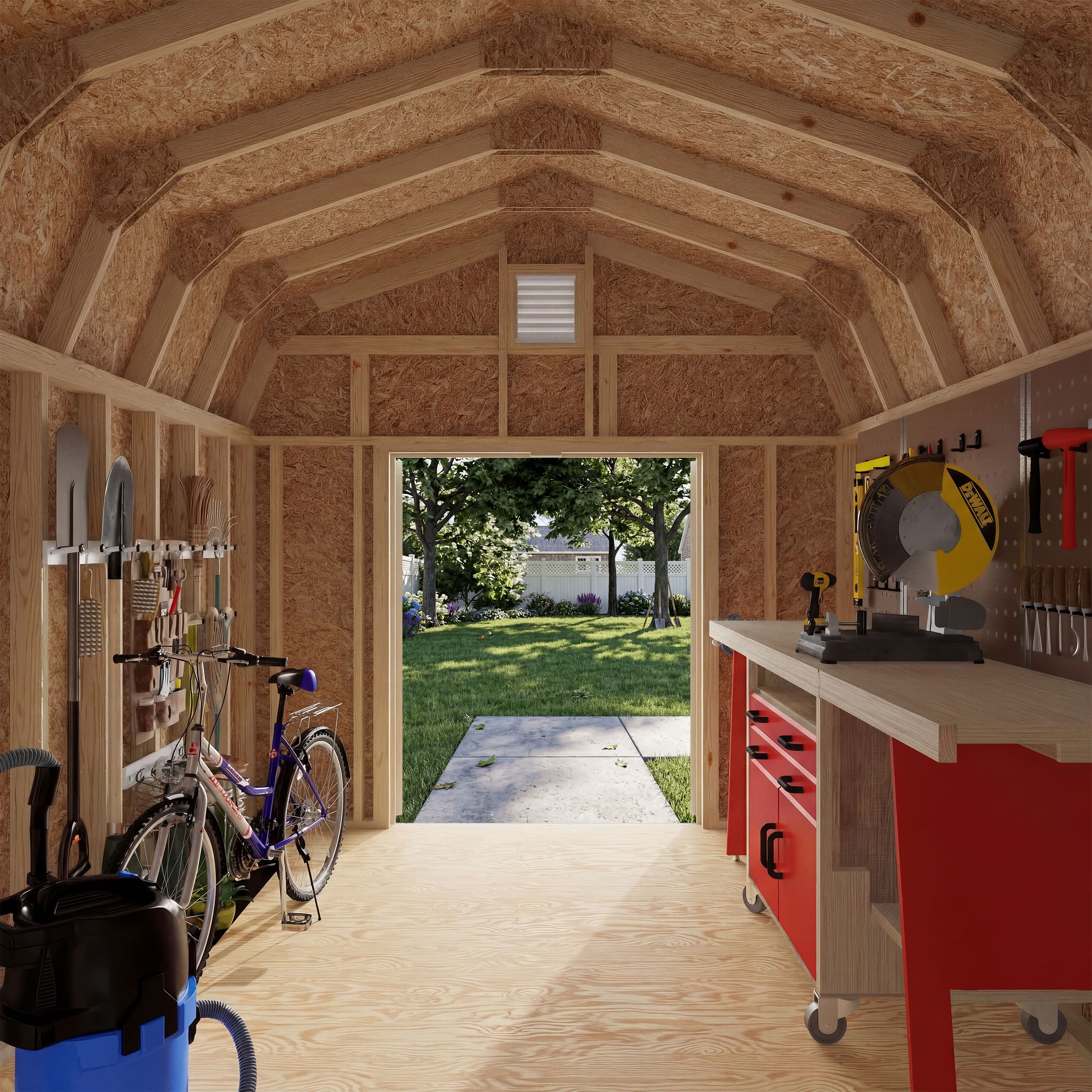 Colonial Woodbury Barn Shed
