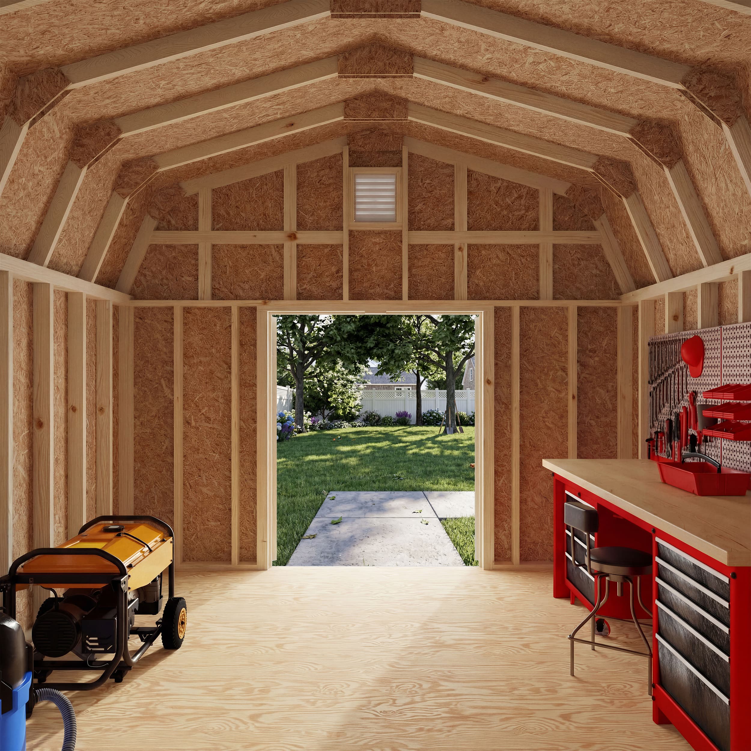 Colonial Woodbury Barn Shed