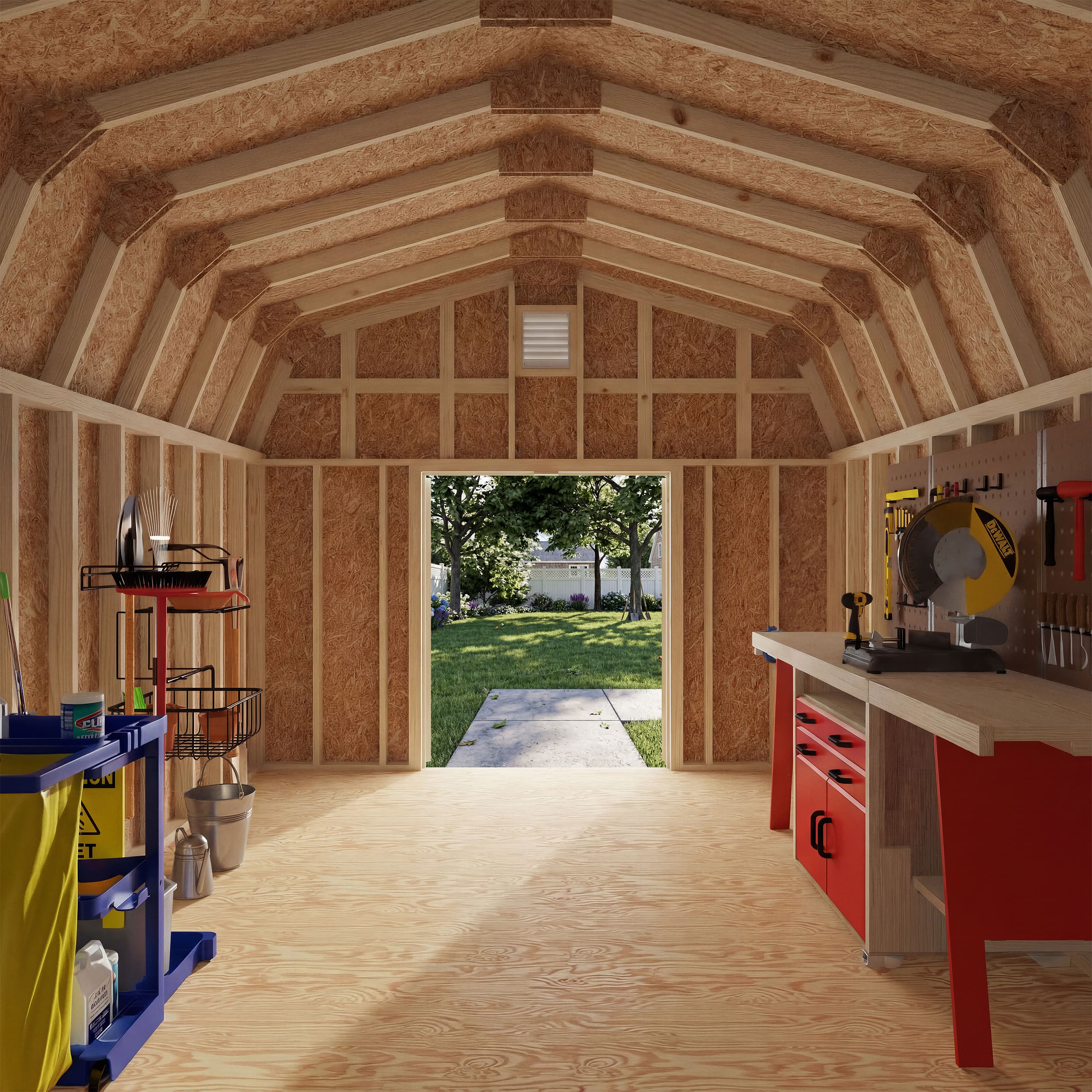 Colonial Woodbury Barn Shed