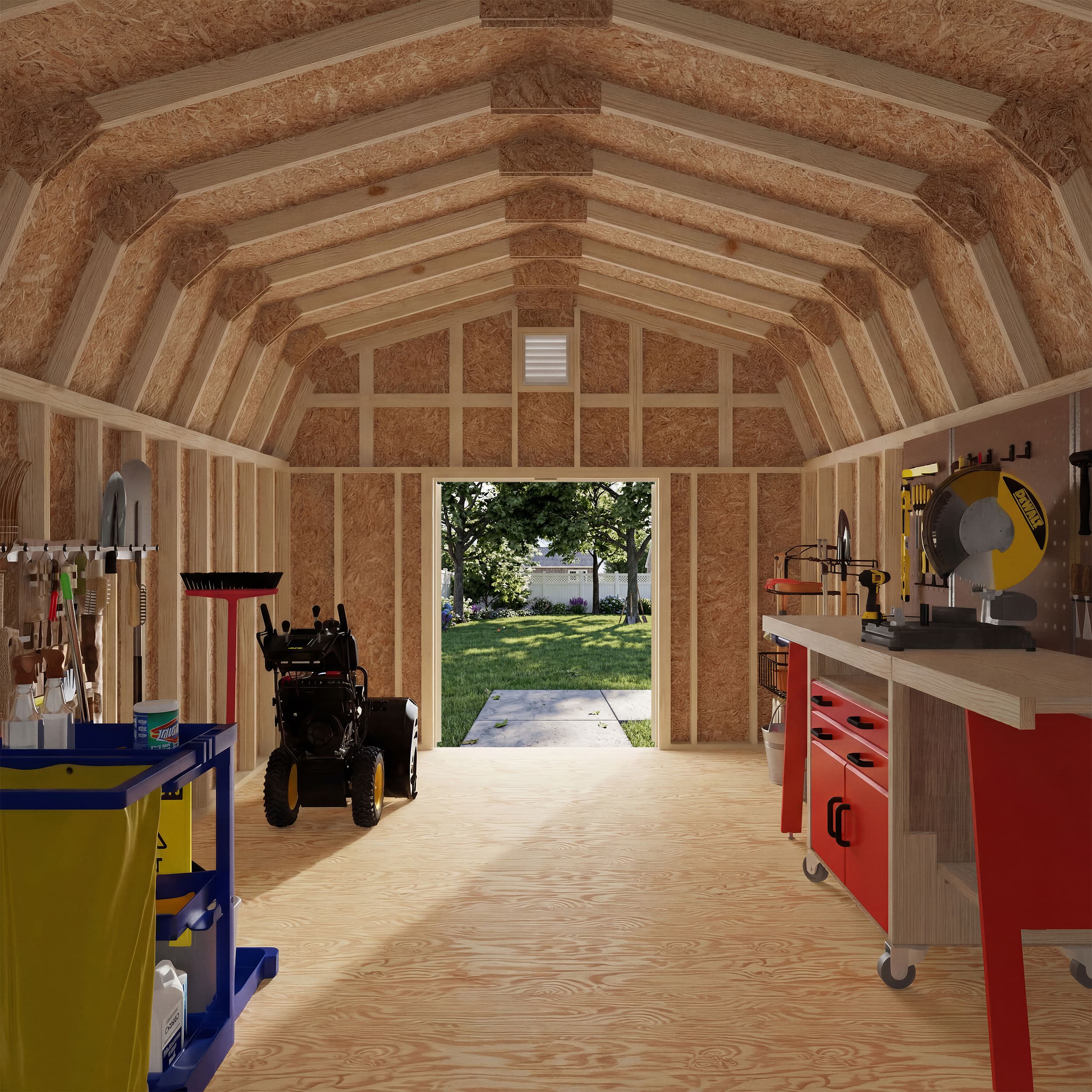 Colonial Woodbury Barn Shed