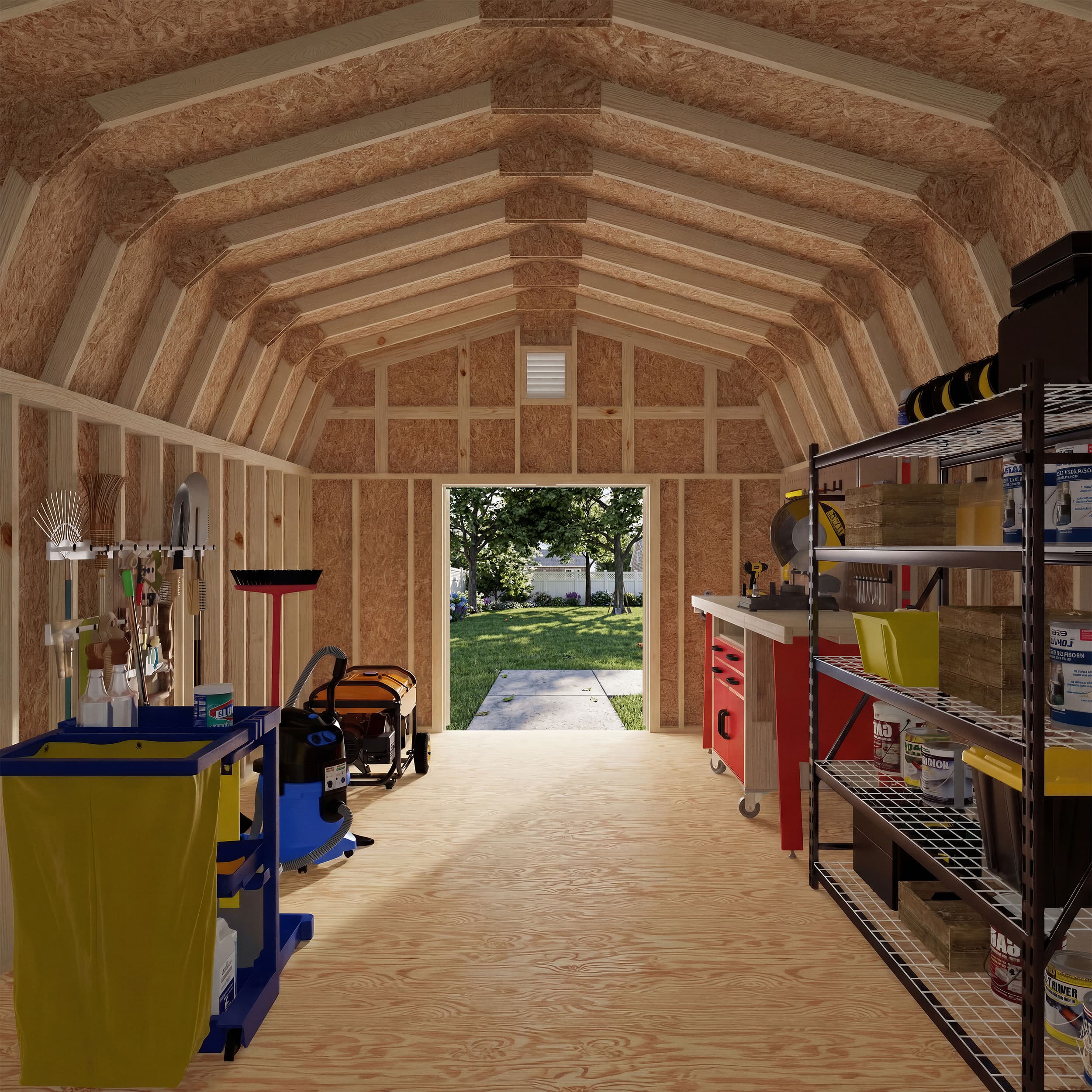 Colonial Woodbury Barn Shed