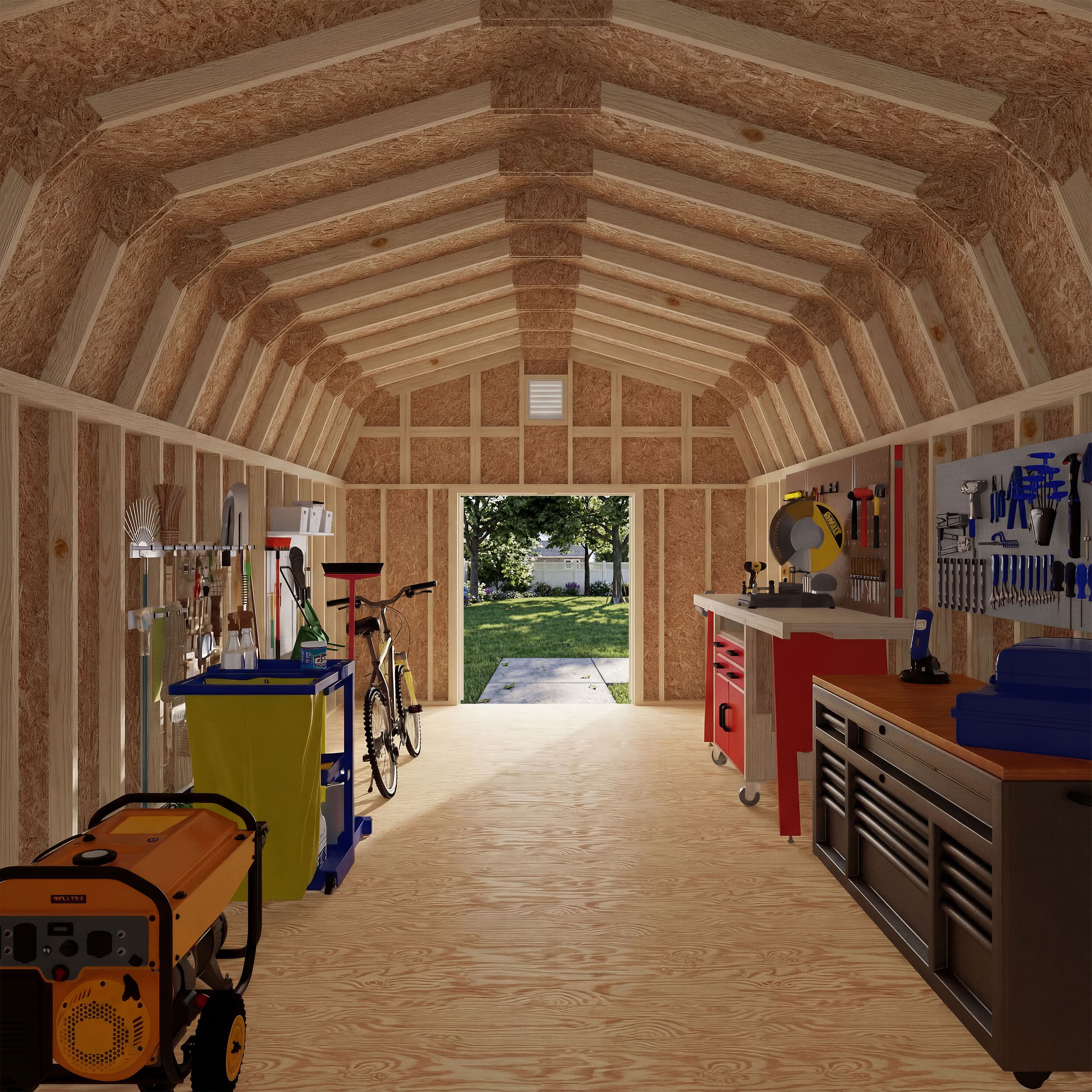 Colonial Woodbury Barn Shed