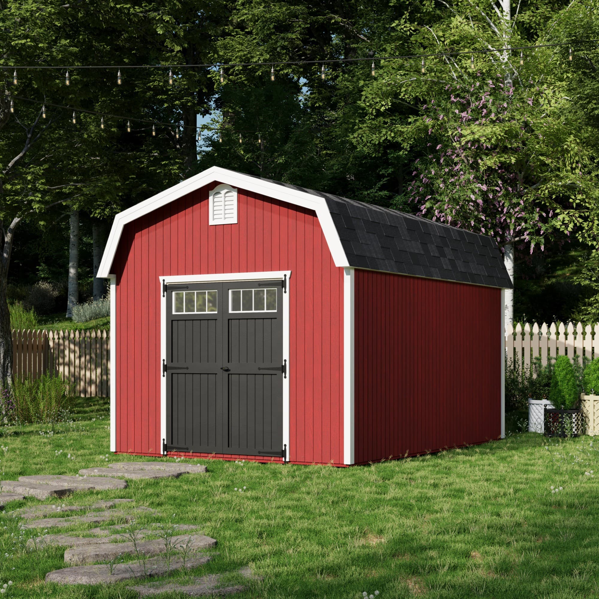 Colonial Woodbury Barn Shed