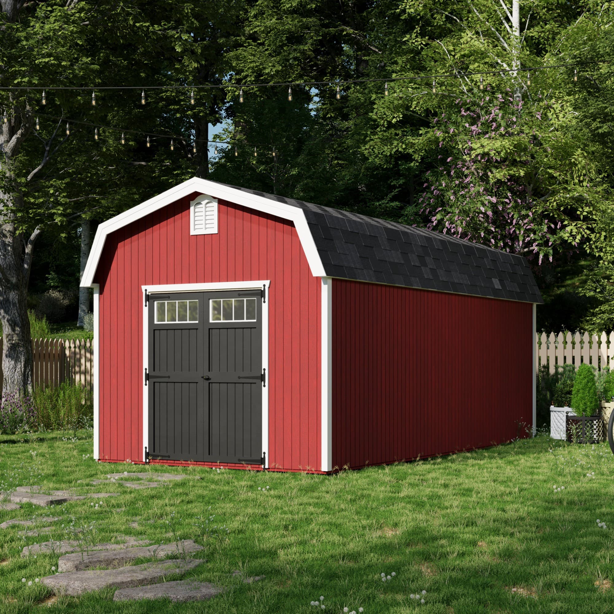 Colonial Woodbury Barn Shed