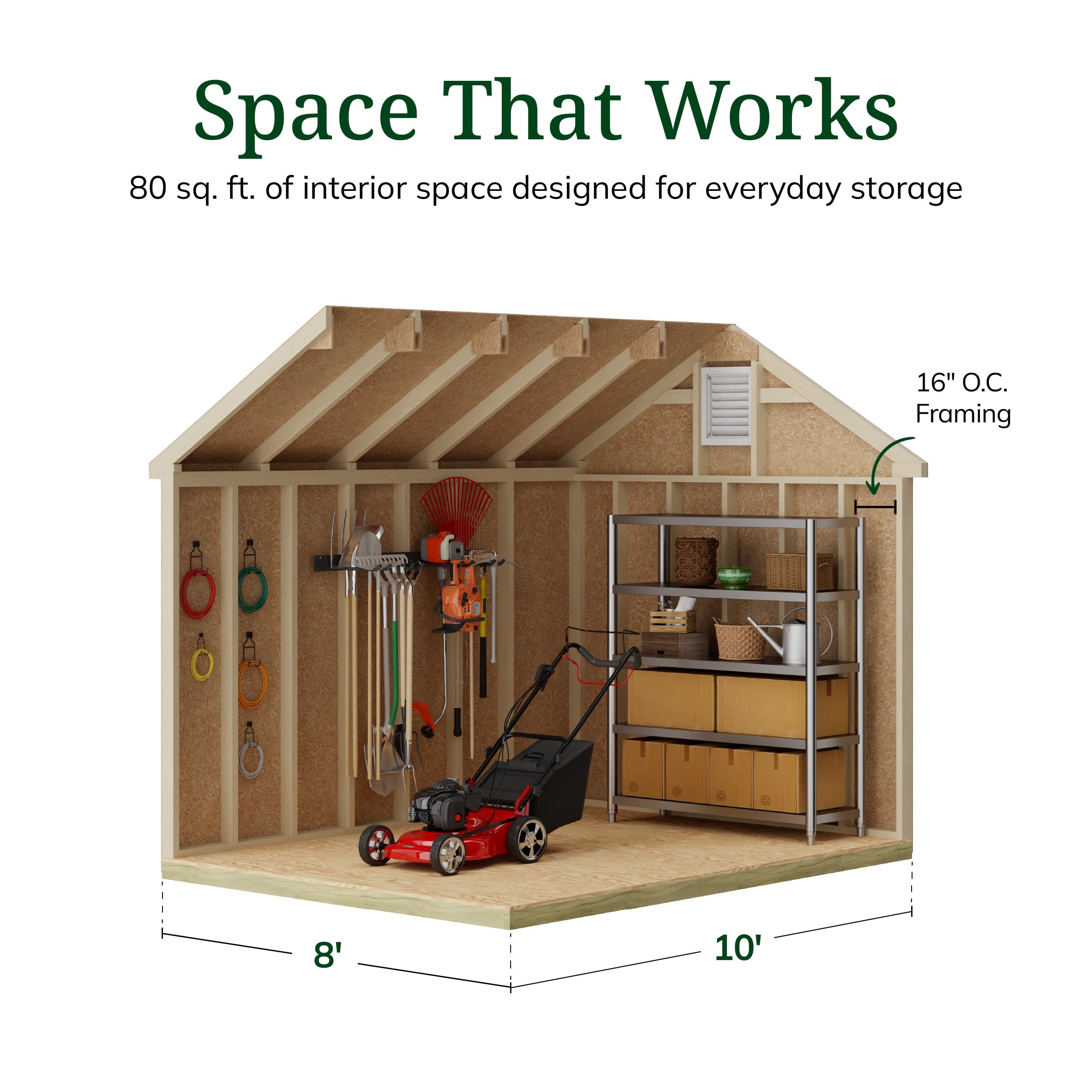 Colonial Williamsburg Shed