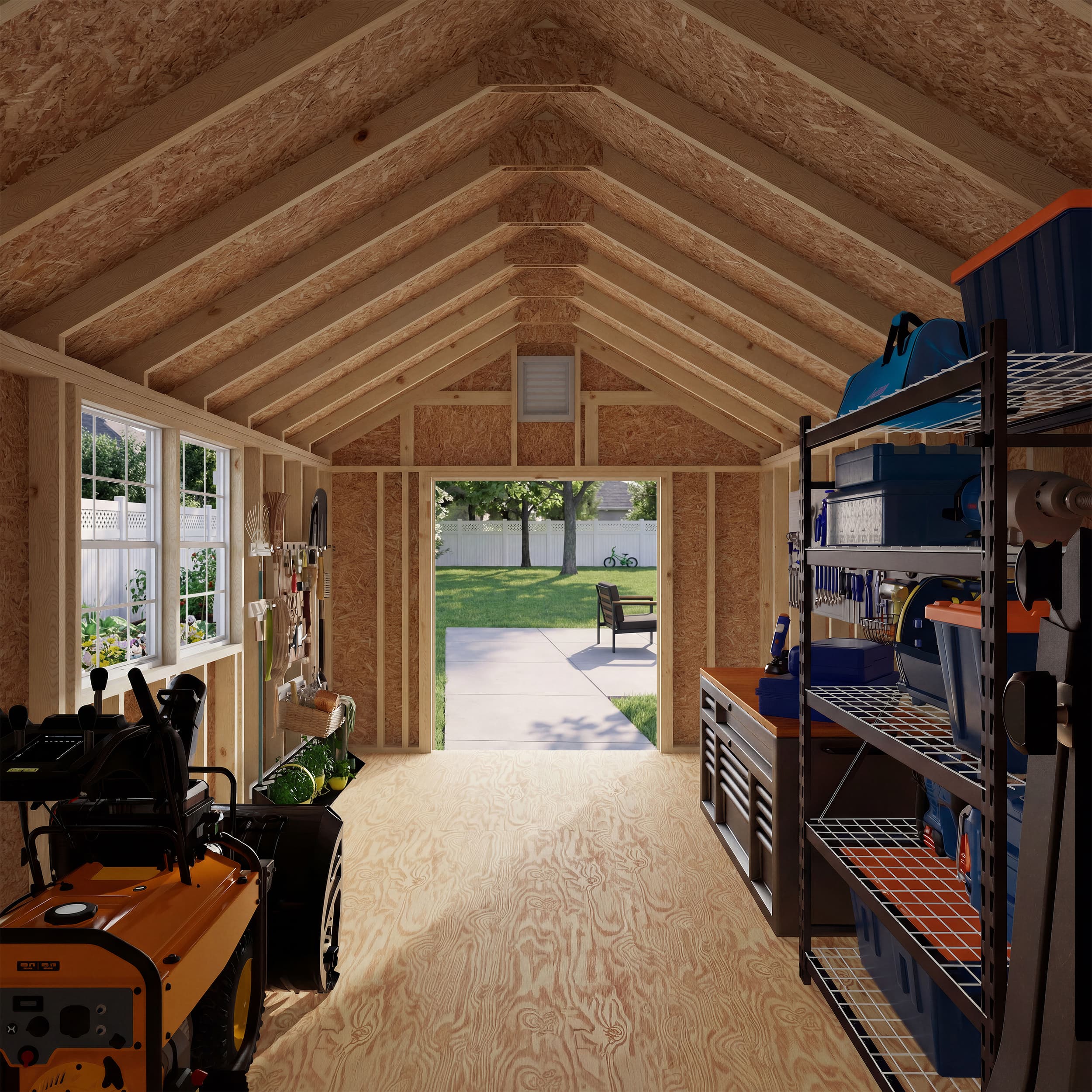 Colonial Williamsburg Shed