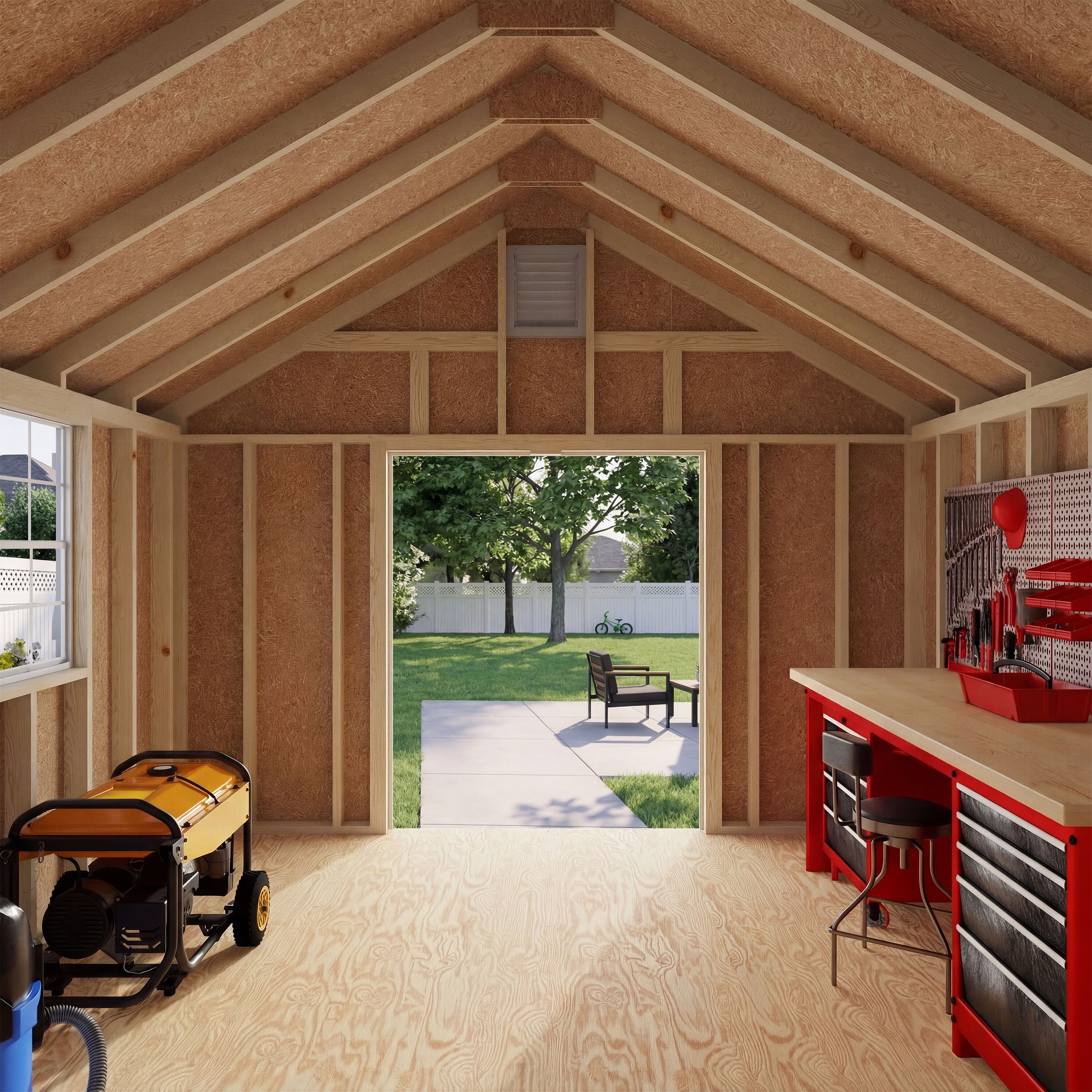 Colonial Williamsburg Shed