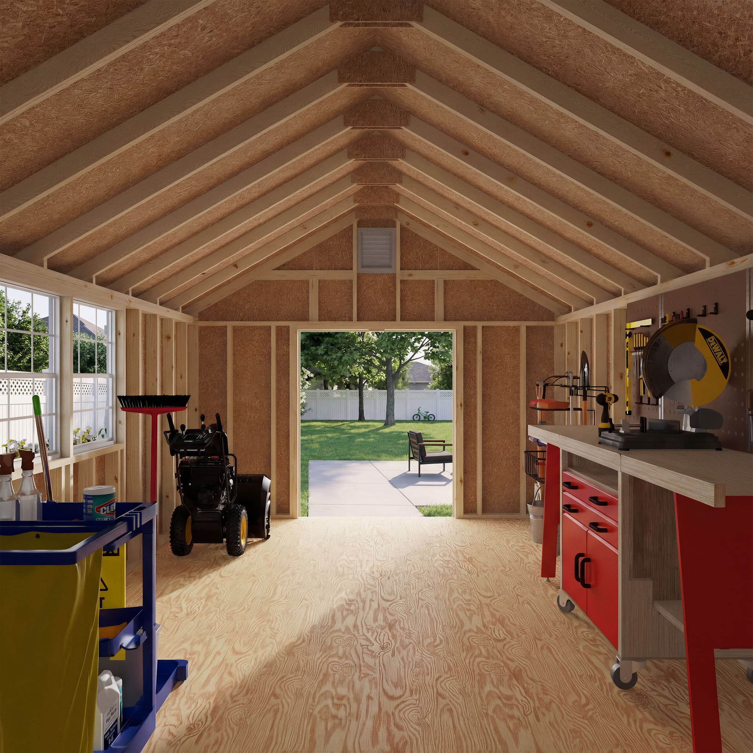 Colonial Williamsburg Shed