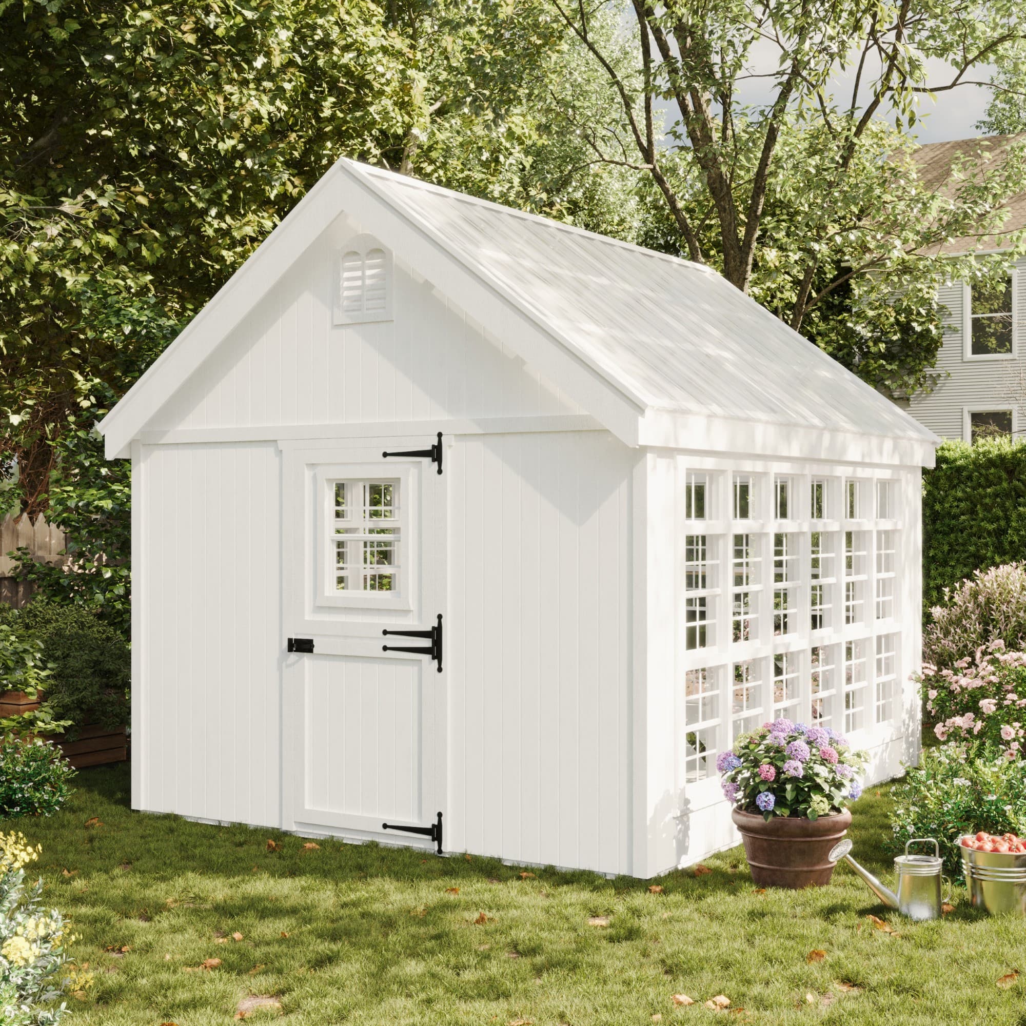 Colonial Gable Greenhouse lifestyle
