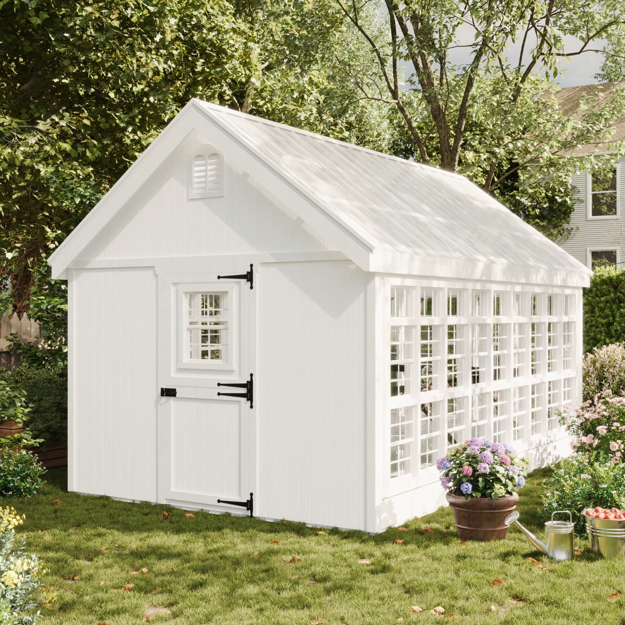 Colonial Gable Greenhouse lifestyle