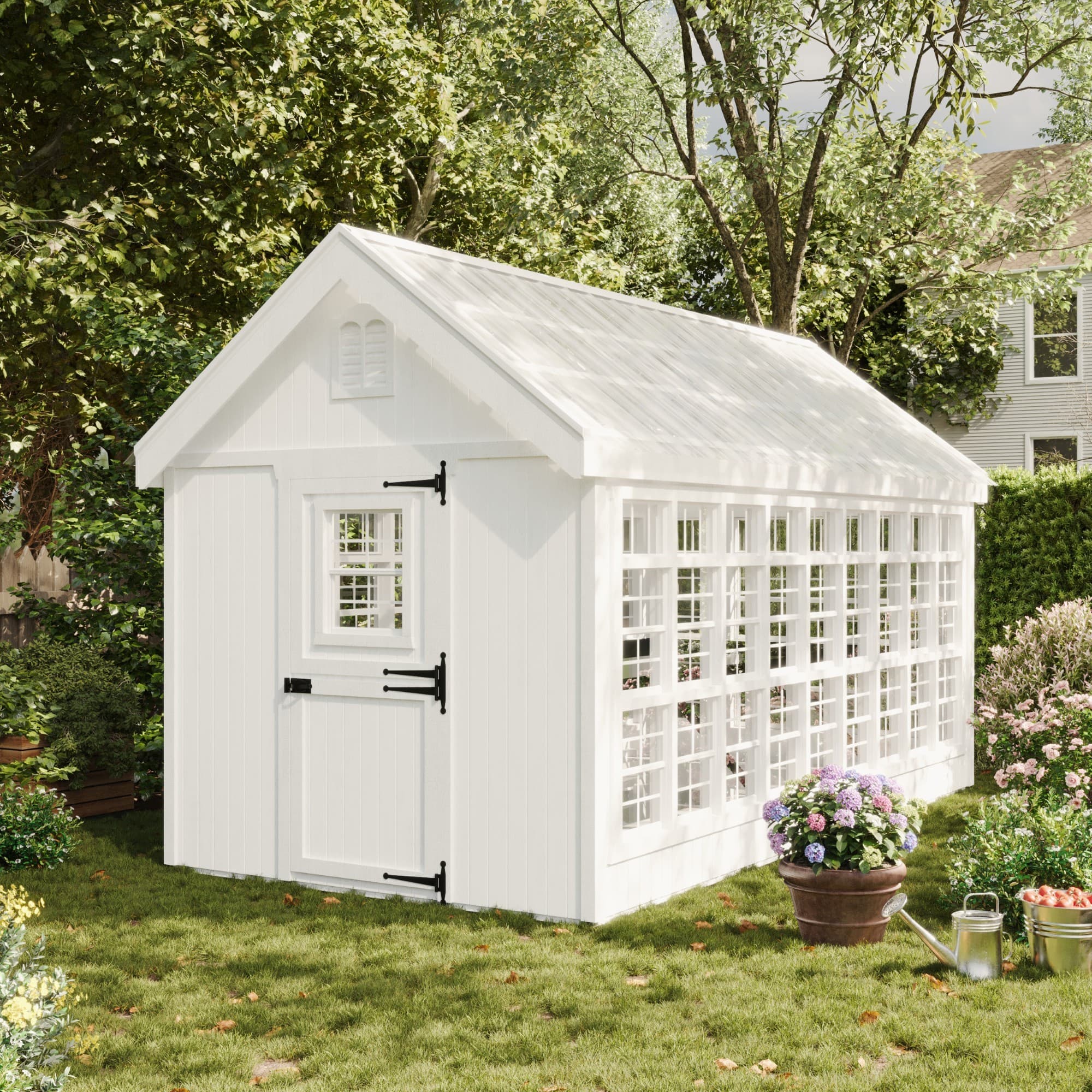 Colonial Gable Greenhouse lifestyle