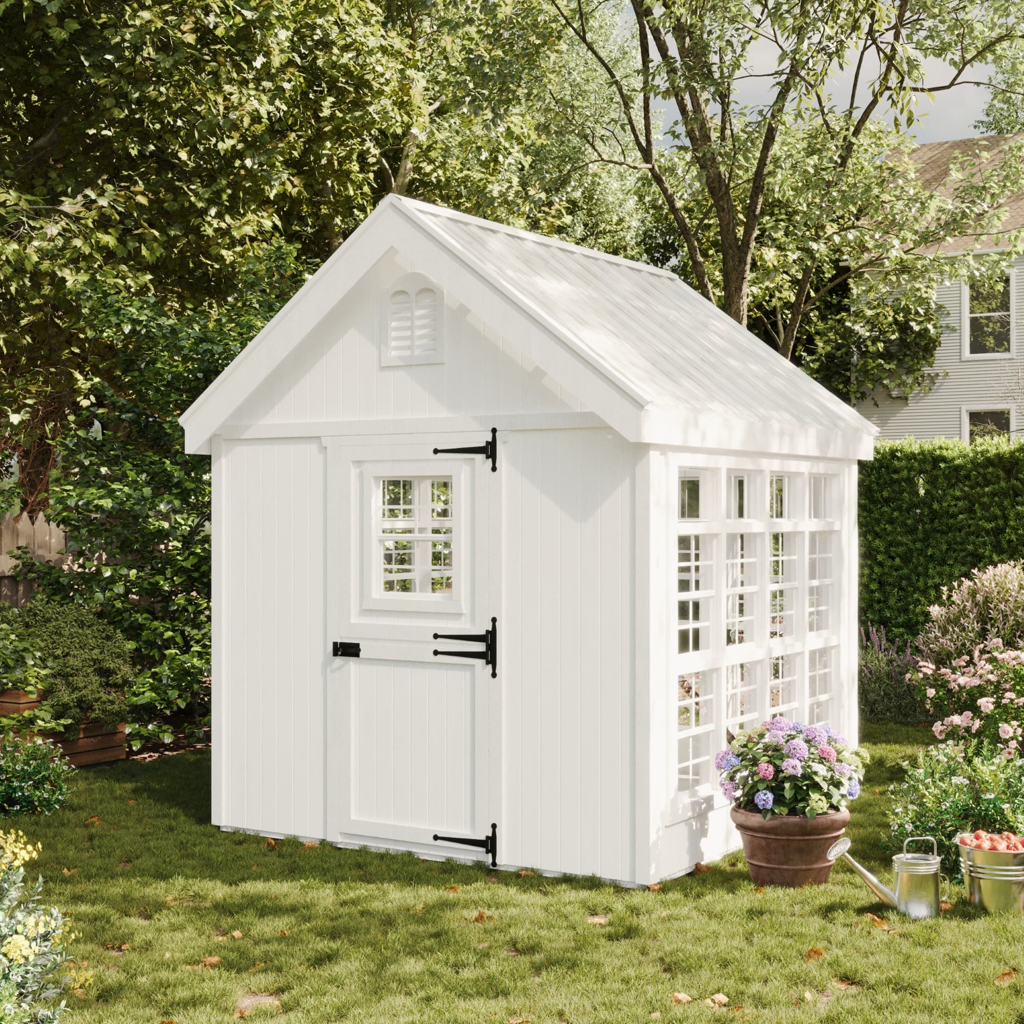Colonial Gable Greenhouse lifestyle