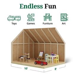 Pennfield Cottage Playhouse interior graphic