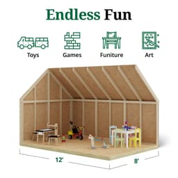 Pennfield Cottage Playhouse interior graphic