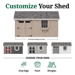 Colonial Pinehurst Shed customize graphic