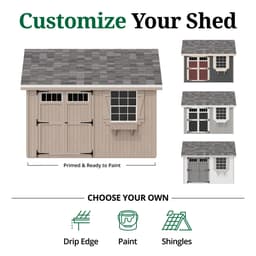 Colonial Pinehurst Shed customize graphic