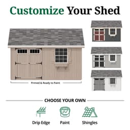 Colonial Pinehurst Shed customize graphic